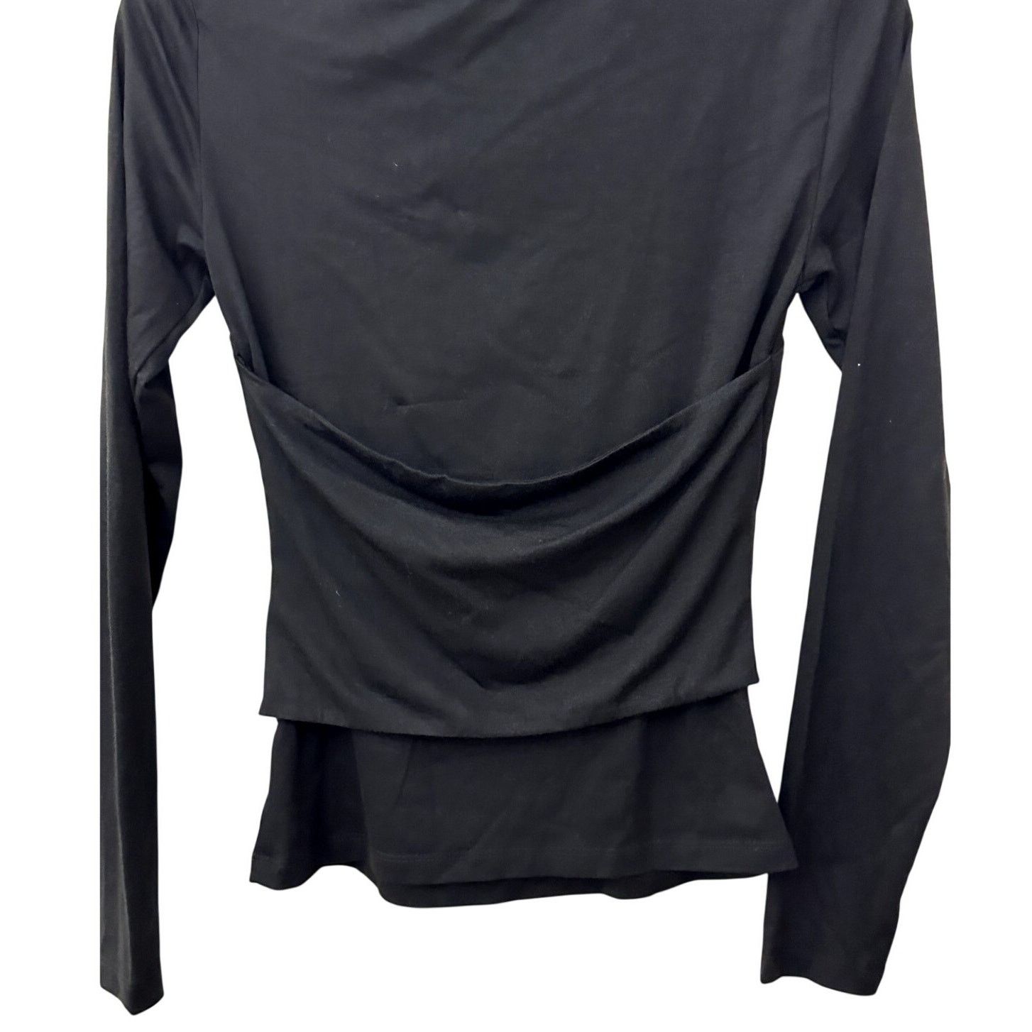Other Vero Mada Women's Black Knit Long Sleeve Top Blouse M NWT Size M / US 6-8 / IT 42-44 - 7 Thumbnail