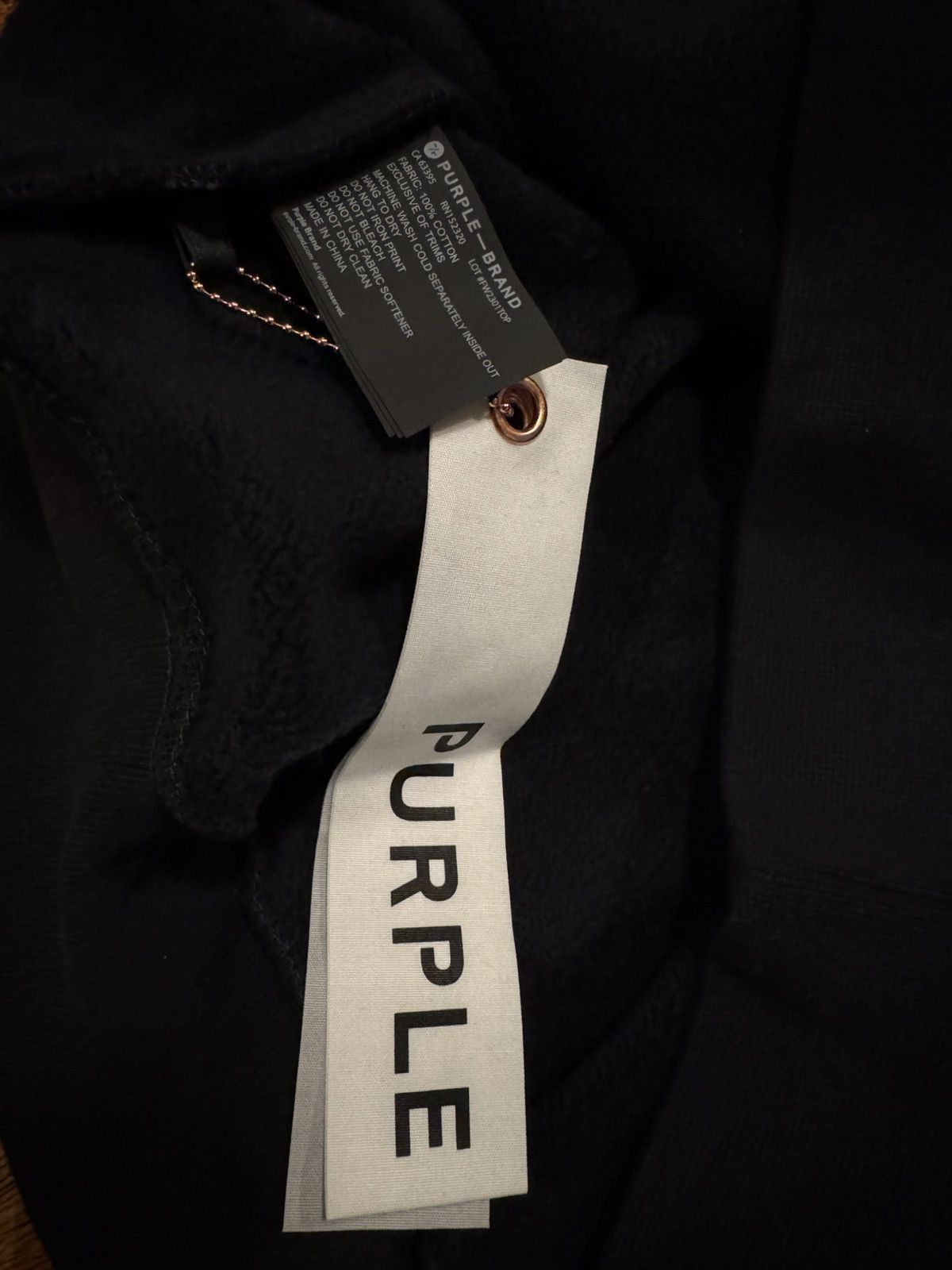Purple Brand New Purple Brand Crewneck Sweatshirt Embroidered Lettering M Size US M / EU 48-50 / 2 - 5 Thumbnail