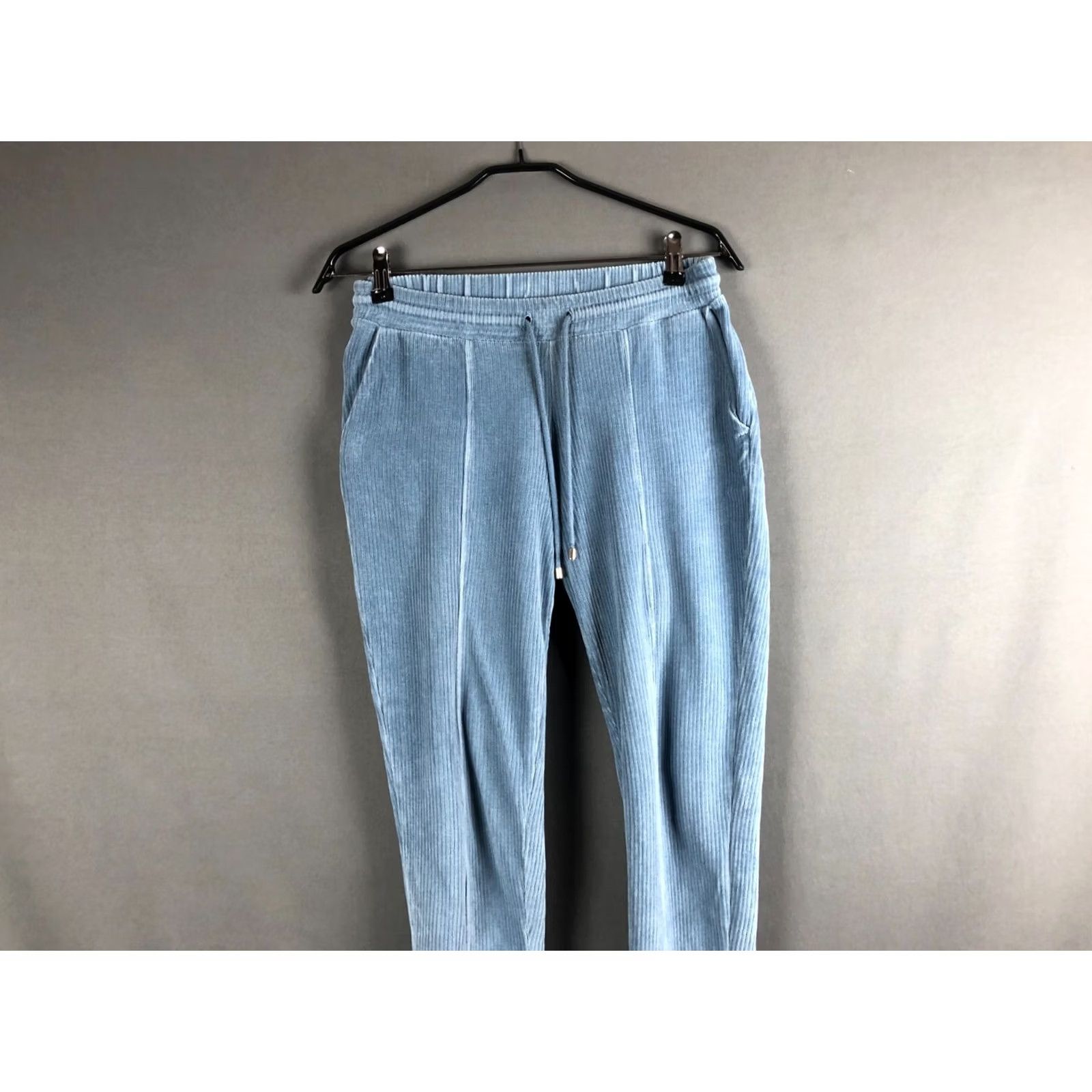 Velour Sezane Jogger Set Size XS Blue Cotton Velour Striped 2 Piece Women Size 26" / US 2 / IT 38 - 6 Thumbnail