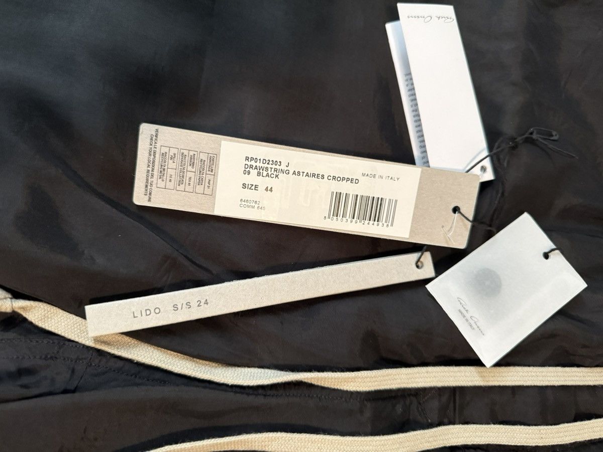 Rick Owens Rick Owens Astaires Drawstring cropped pants Size US 29 - 6 Thumbnail