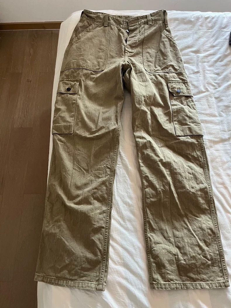 Freewheelers Freewheelers Combat Pants in Khaki Color Size US 32 / EU 48 - 1 Thumbnail