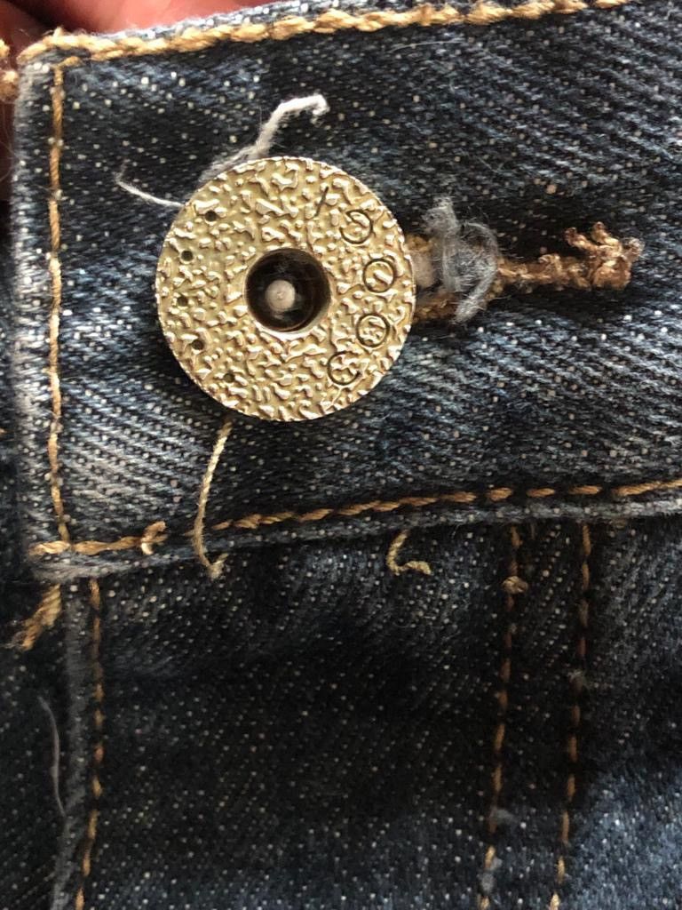 Coogi Baggy Jeans Embroidered Ice Logo