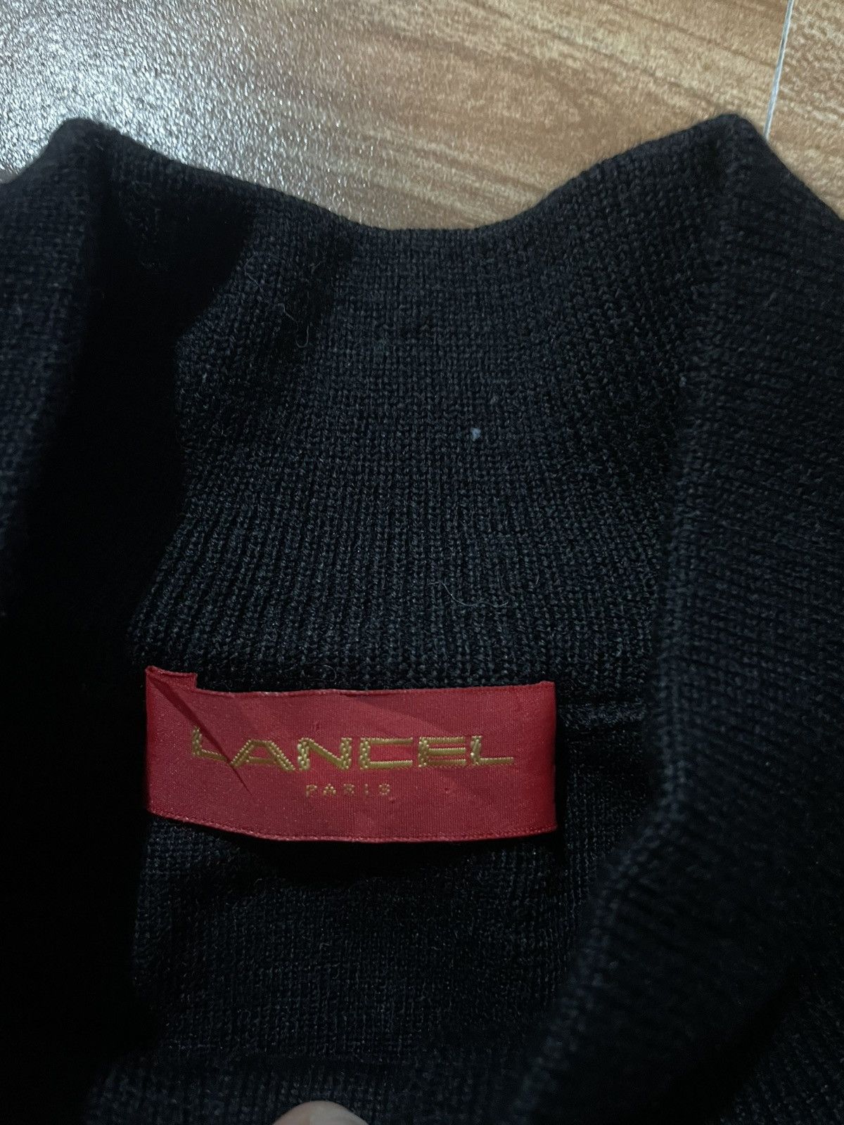 Lancel Lancel Black Sweater Size ONE SIZE - 4 Thumbnail