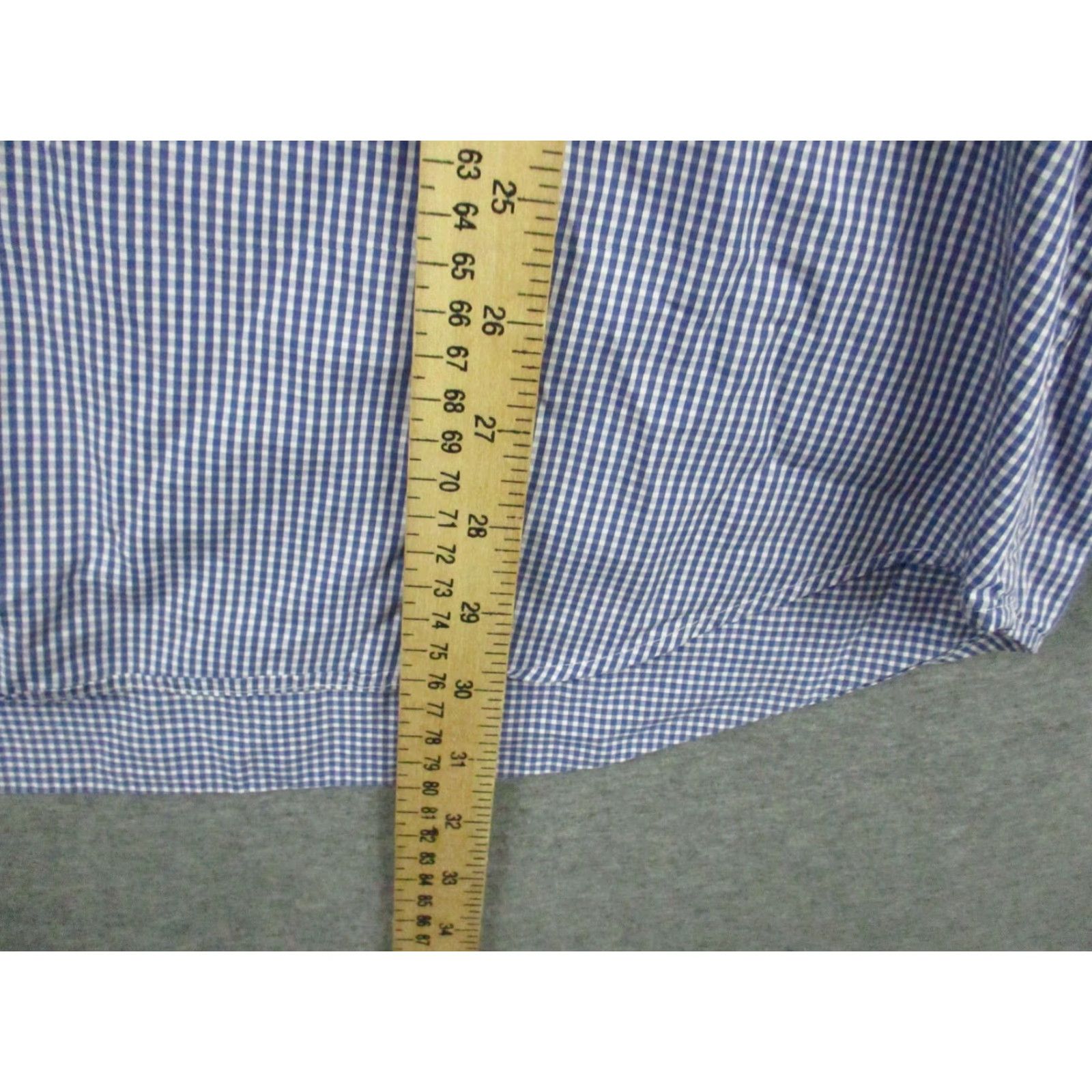 Peter Millar Peter Millar Shirt Large Crown Finish Blue Check Button Down Gingham Mens Size US L / EU 52-54 / 3 - 5 Thumbnail
