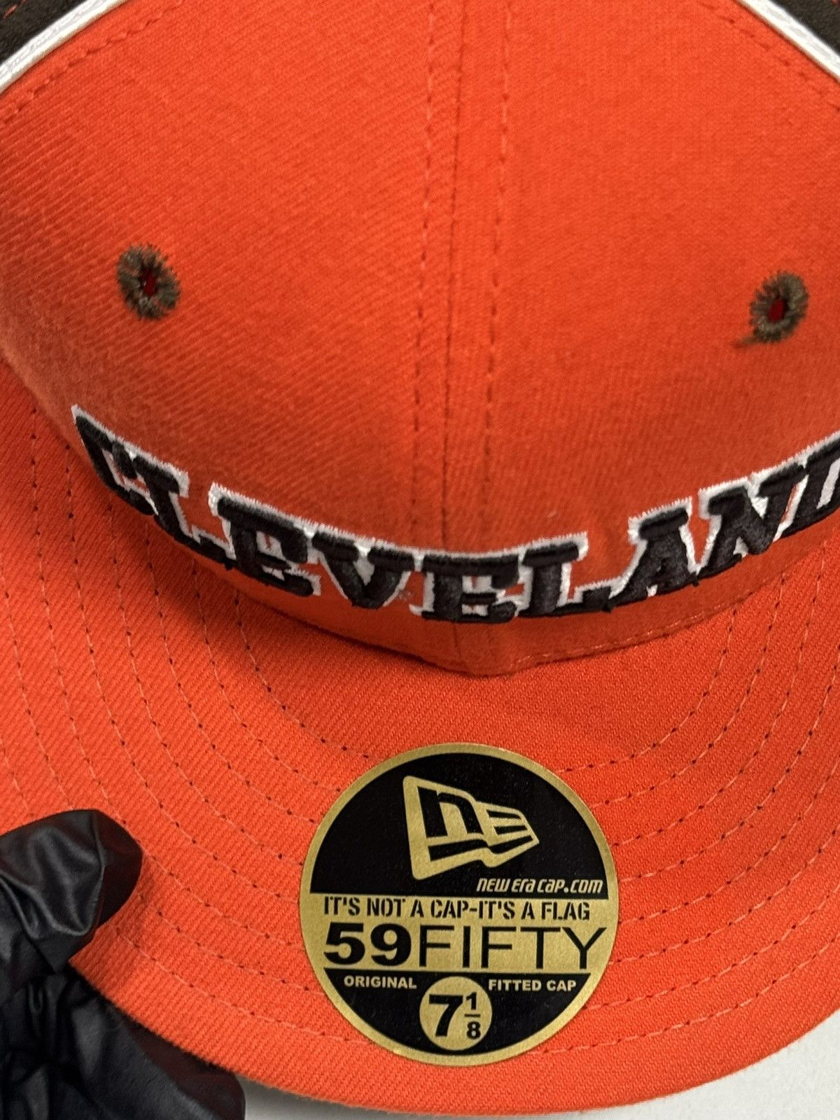 New Era Vintage New Era Cleveland Browns Fitted Cap Size ONE SIZE - 11 Thumbnail
