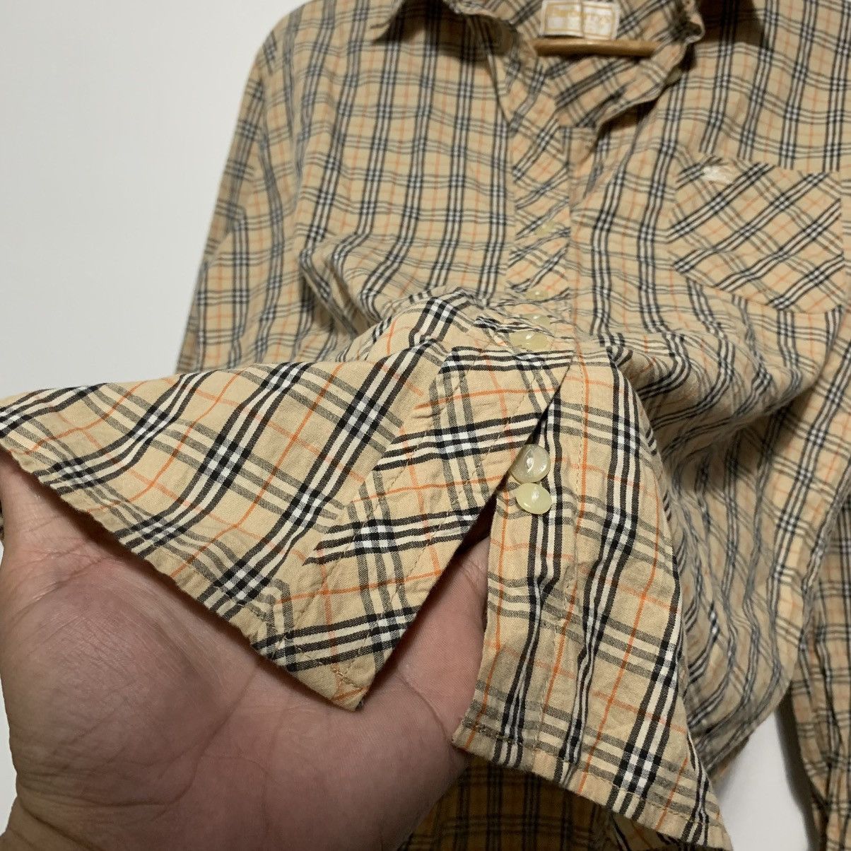 Burberry Vintage Burberry Plaid Buttons Size L / US 10 / IT 46 - 7 Thumbnail