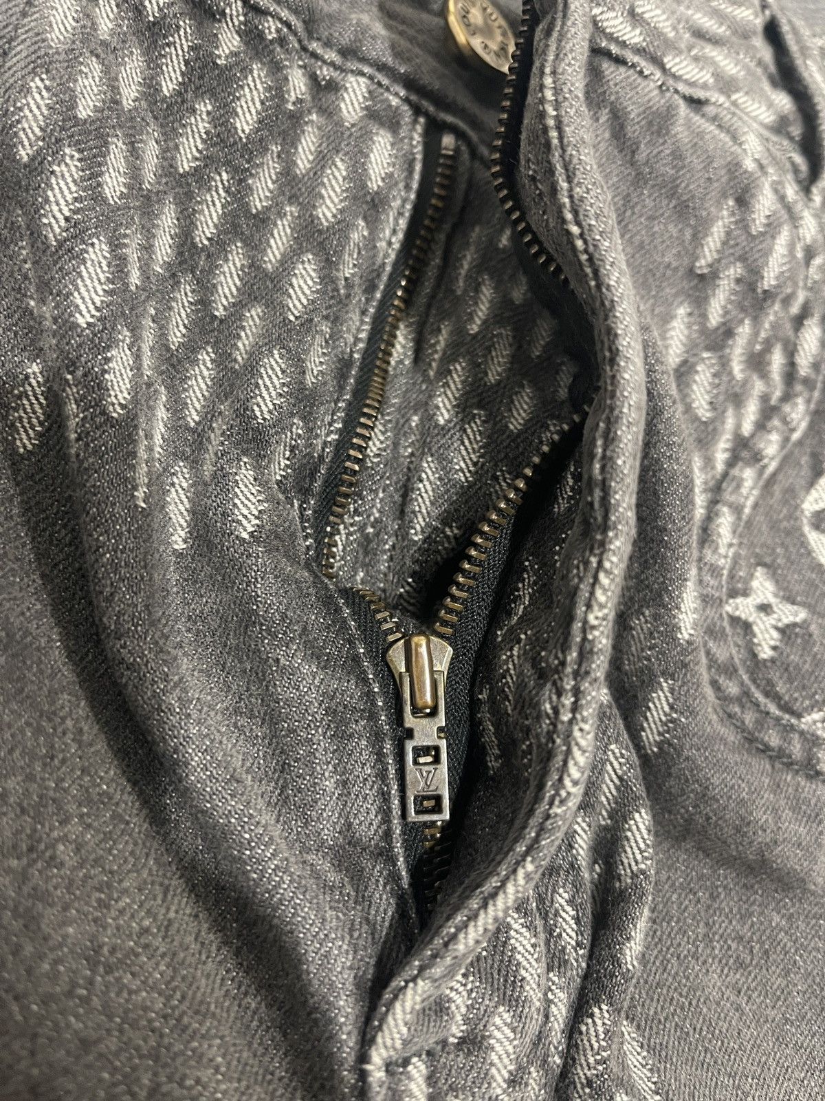 Louis Vuitton Louis Vuitton Nigo Grey Giant Damier Monogram Jeans Size US 30 / EU 46 - 5 Thumbnail