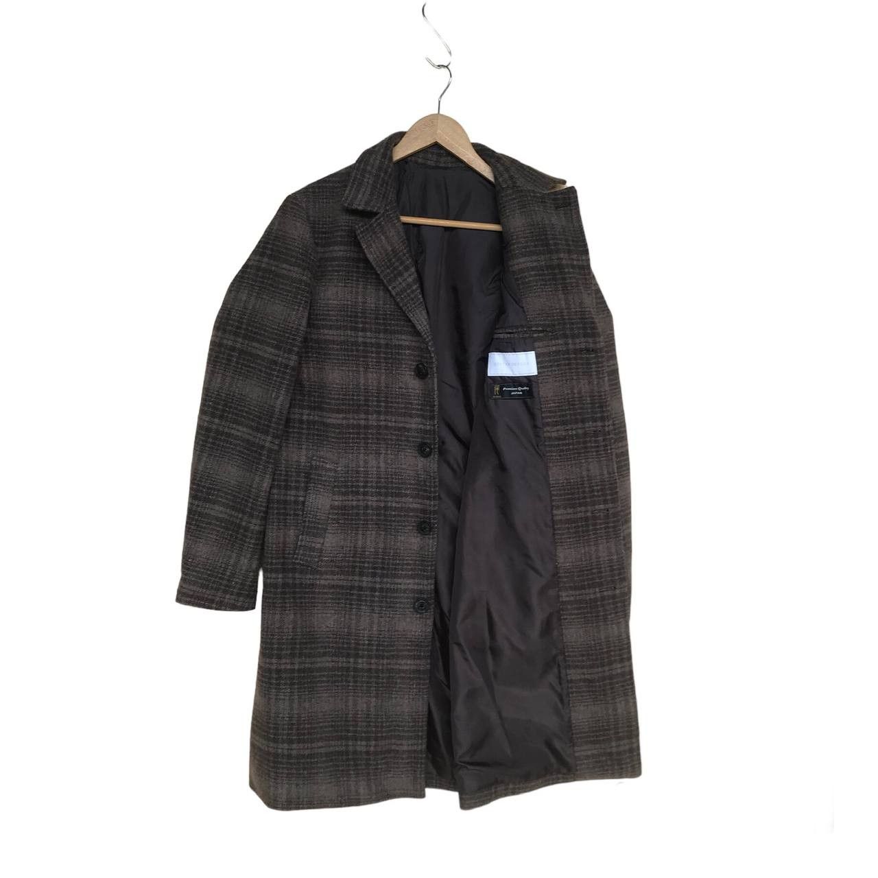 GOSTAR DE FUGA Go Star De Fuga wool plaid long jacket size 44 Size US S / EU 44-46 / 1 - 1 Thumbnail