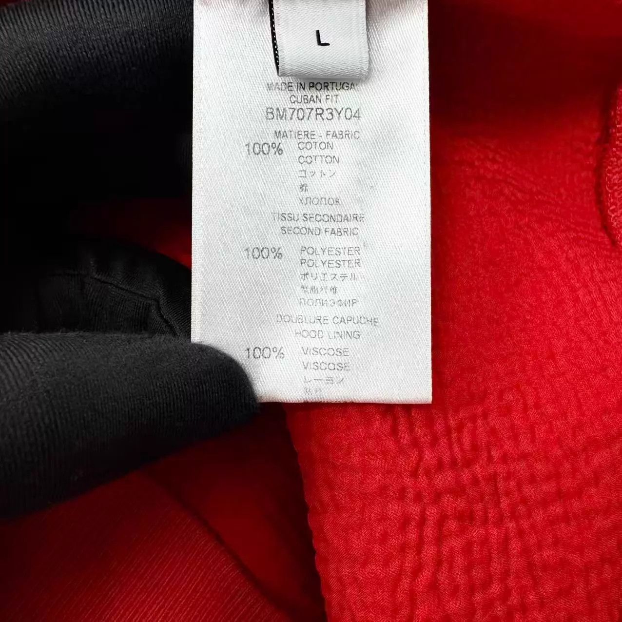Givenchy Givenchy Red Rottweiler Large Dog Head Distressed Hoodie L Size US L / EU 52-54 / 3 - 5 Thumbnail