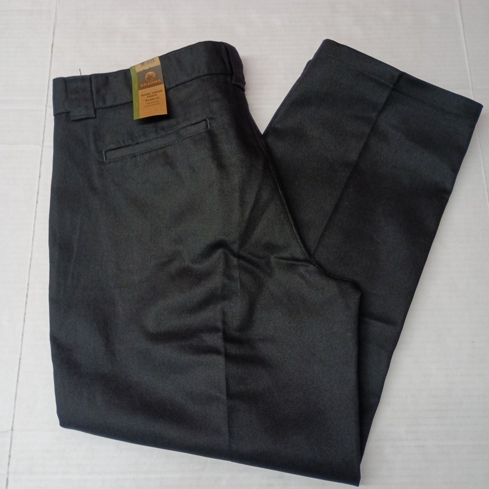 Other Brahma Men's Work Tough Pants Size 40x30 Black Relaxed Fit Size US 40 / EU 56 - 1 Thumbnail