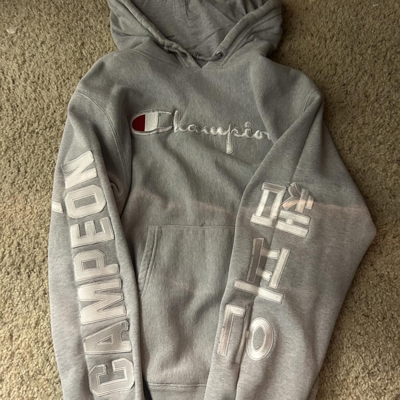 Champion Grey Champion languages hoodie Size US M / EU 48-50 / 2 - 1 Thumbnail