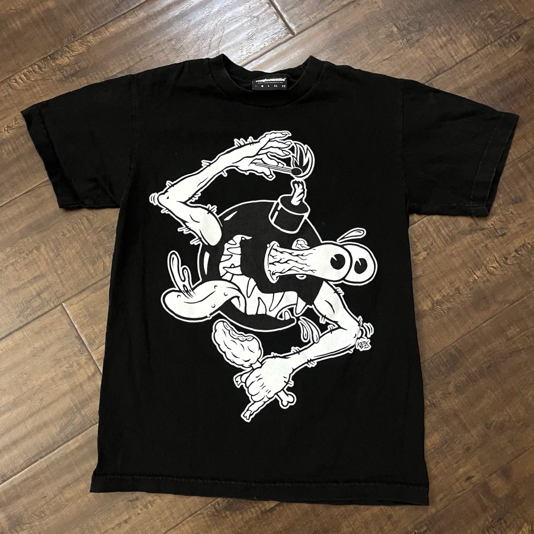 The Hundreds The Hundreds X Frank Kozik Limited Edition 2020 T-Shirt Small Art Band Tee RARE Size US S / EU 44-46 / 1 - 2 Thumbnail