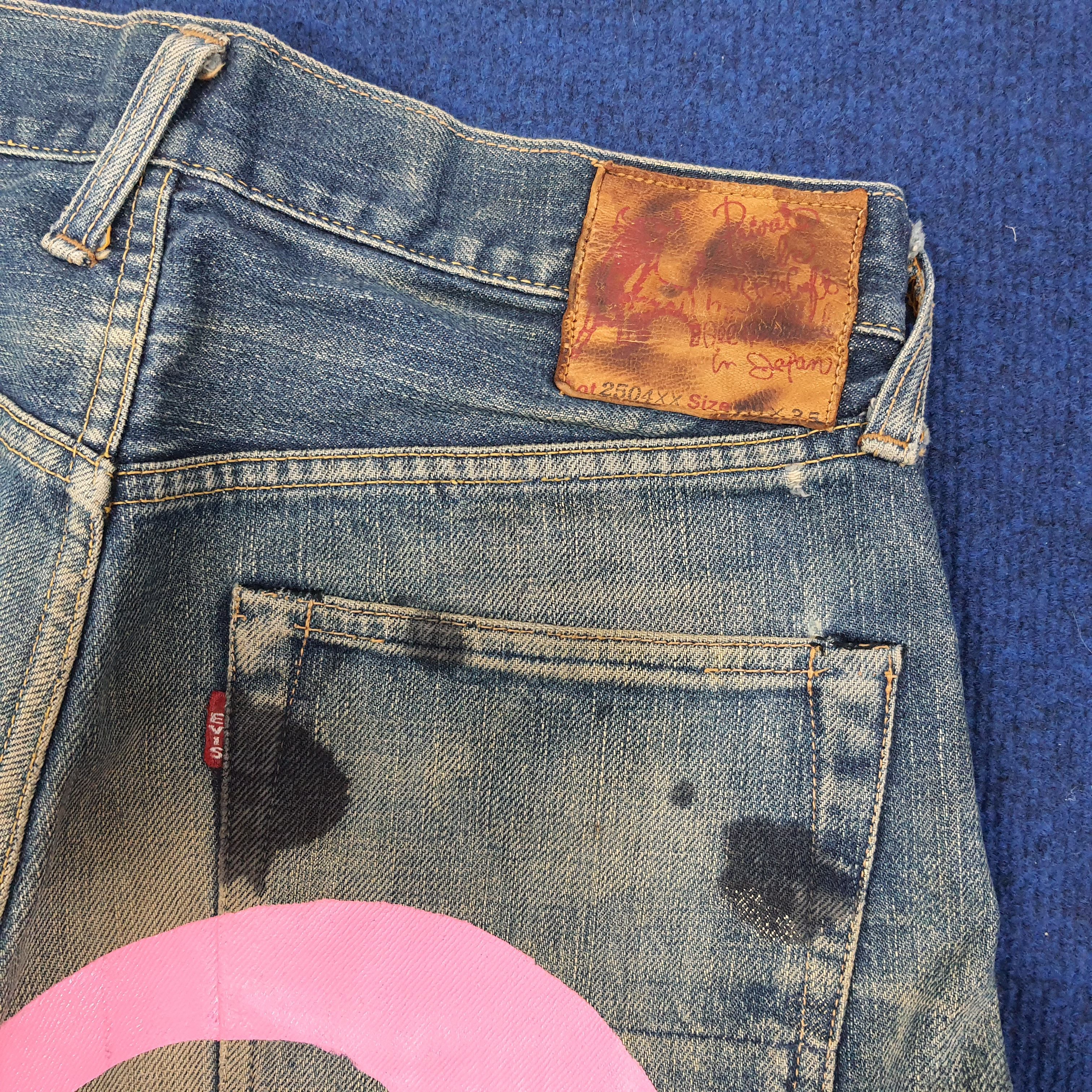 Evisu × Japanese Brand × Vintage Vintage Evis Salvadge Japan Custom Daicock Jeans C235N26 Size US 28 / EU 44 - 3 Thumbnail