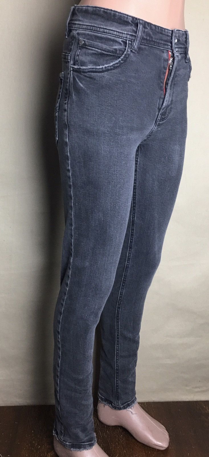 Zadig & Voltaire Zadig & Voltaire Grey Skull Logo Slim Jeans Pants XS Size 25" / US 0 / IT 36 - 5 Thumbnail