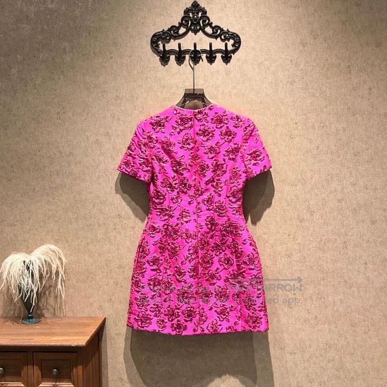 Valentino Valentino Heavy embroidery studded bead floral dress Size M / US 6-8 / IT 42-44 - 2 Thumbnail
