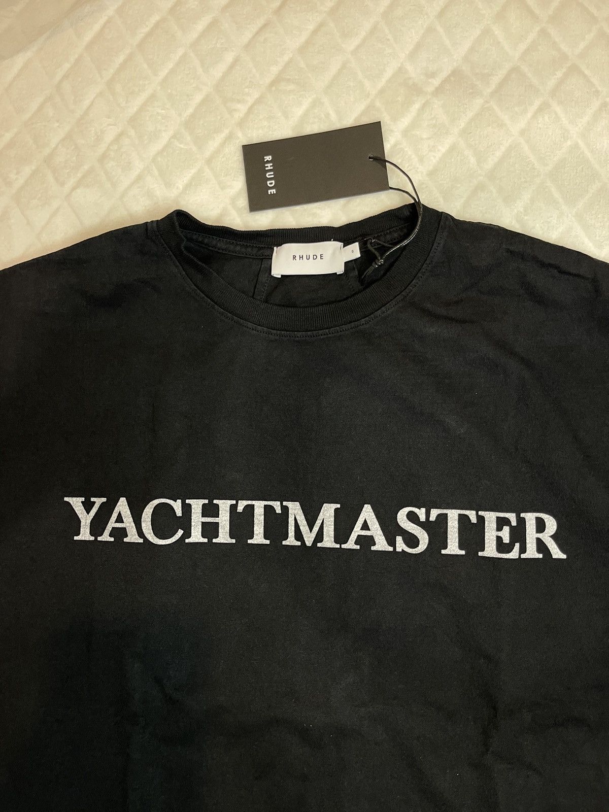 Rhude Rhude Yachtmaster black t-shirt Size US S / EU 44-46 / 1 - 4 Thumbnail