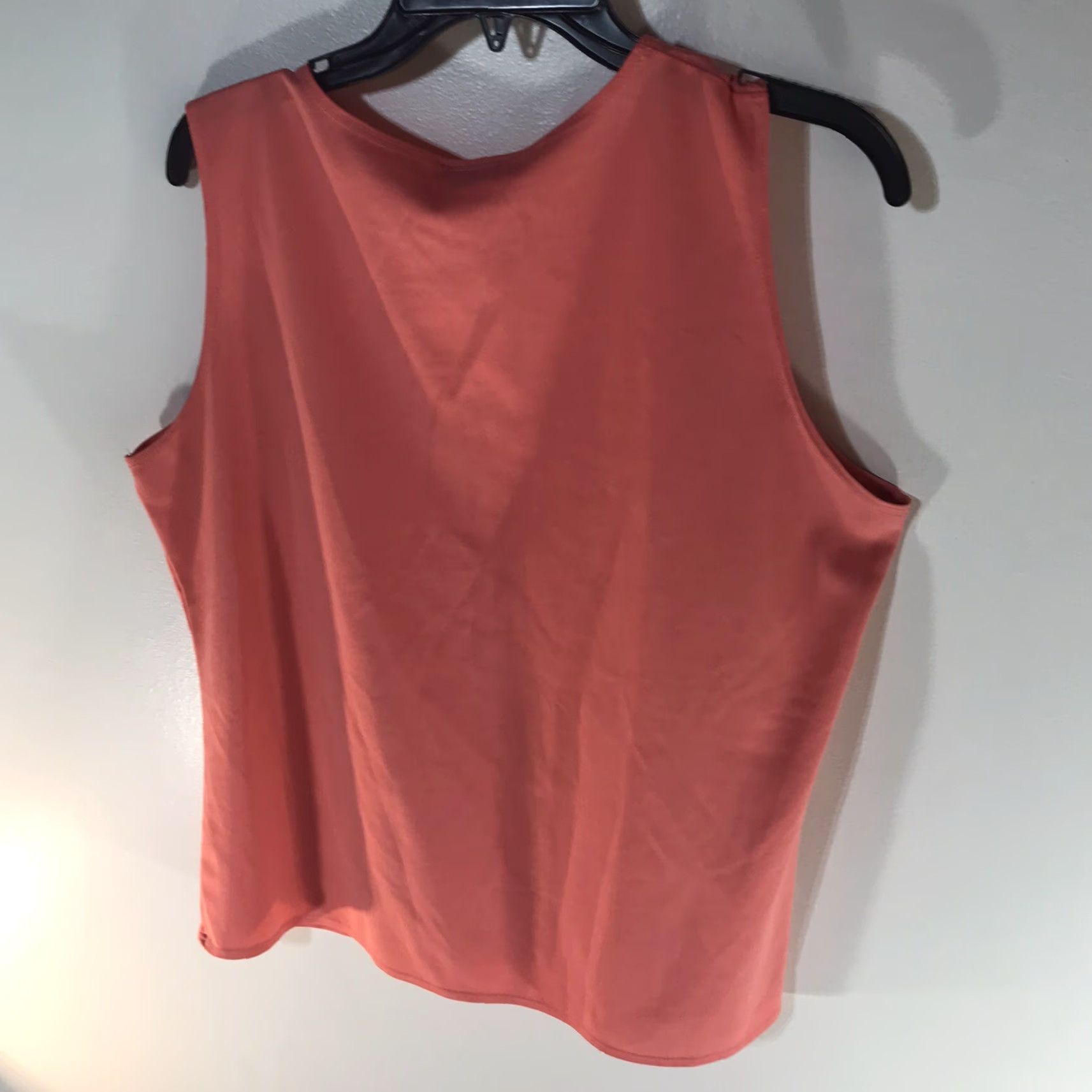 Vintage VINTAGE Coral Sleeveless Blouse Women's XL Strappy Sleeve USA 2000s Casual Summer Size XL / US 12-14 / IT 48-50 - 2 Thumbnail