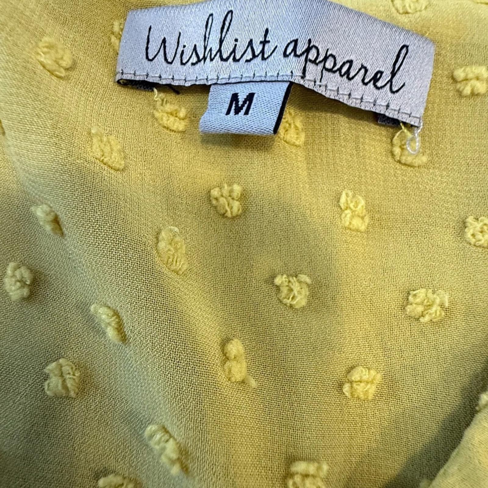 Other Wishlist Apparel mustard yellow Swiss dot sleeveless top M Size M / US 6-8 / IT 42-44 - 5 Thumbnail