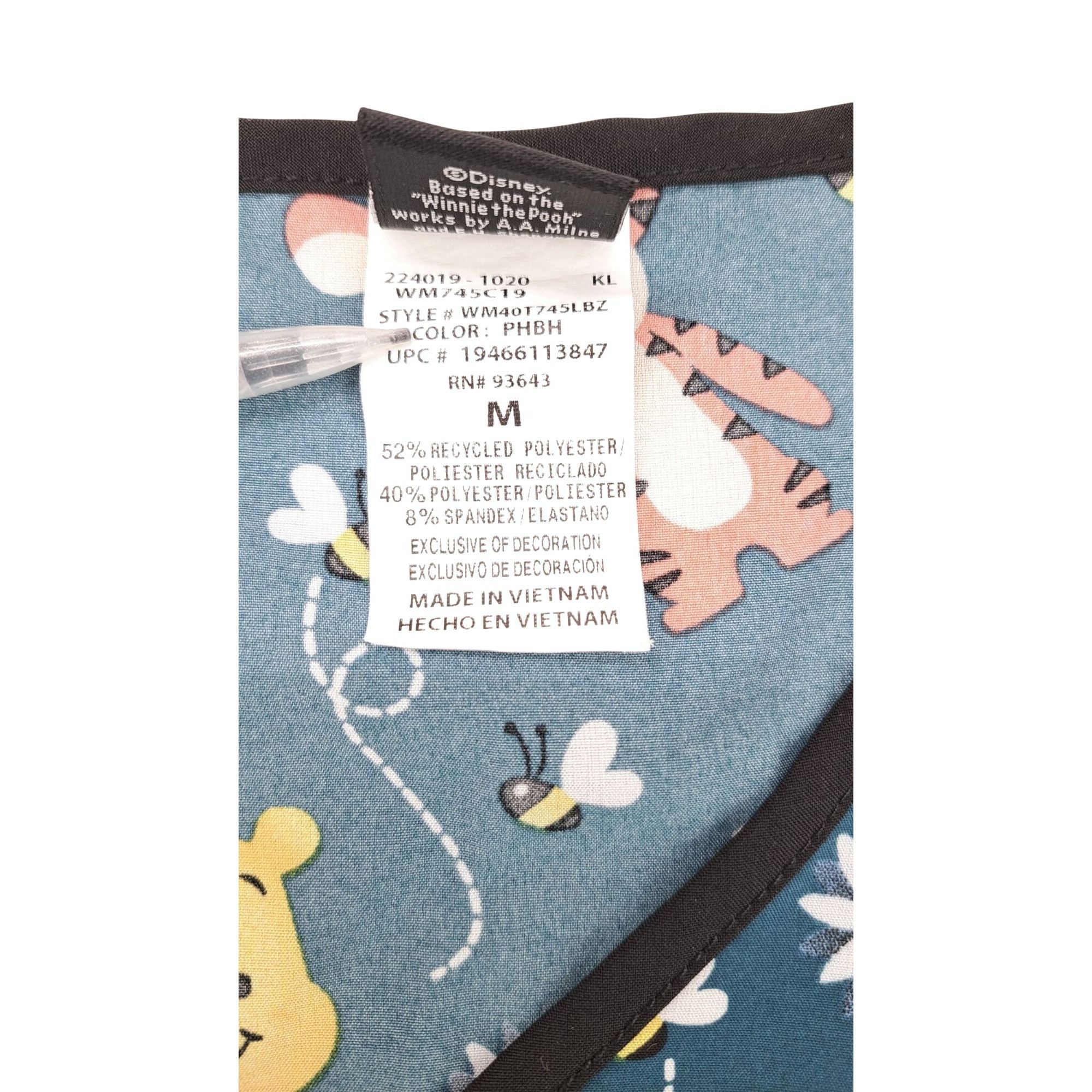 Disney Disney Winnie The Pooh Scrub Top Tigger Eeyore V-Neck Short Size M / US 6-8 / IT 42-44 - 7 Thumbnail