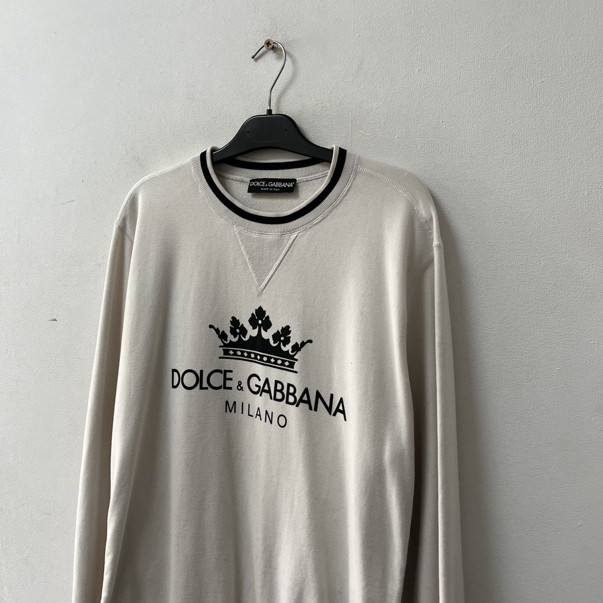 Dolce & Gabbana Rare Dolce & Gabbana sweatshirt big logo Milano Size US M / EU 48-50 / 2 - 2 Thumbnail