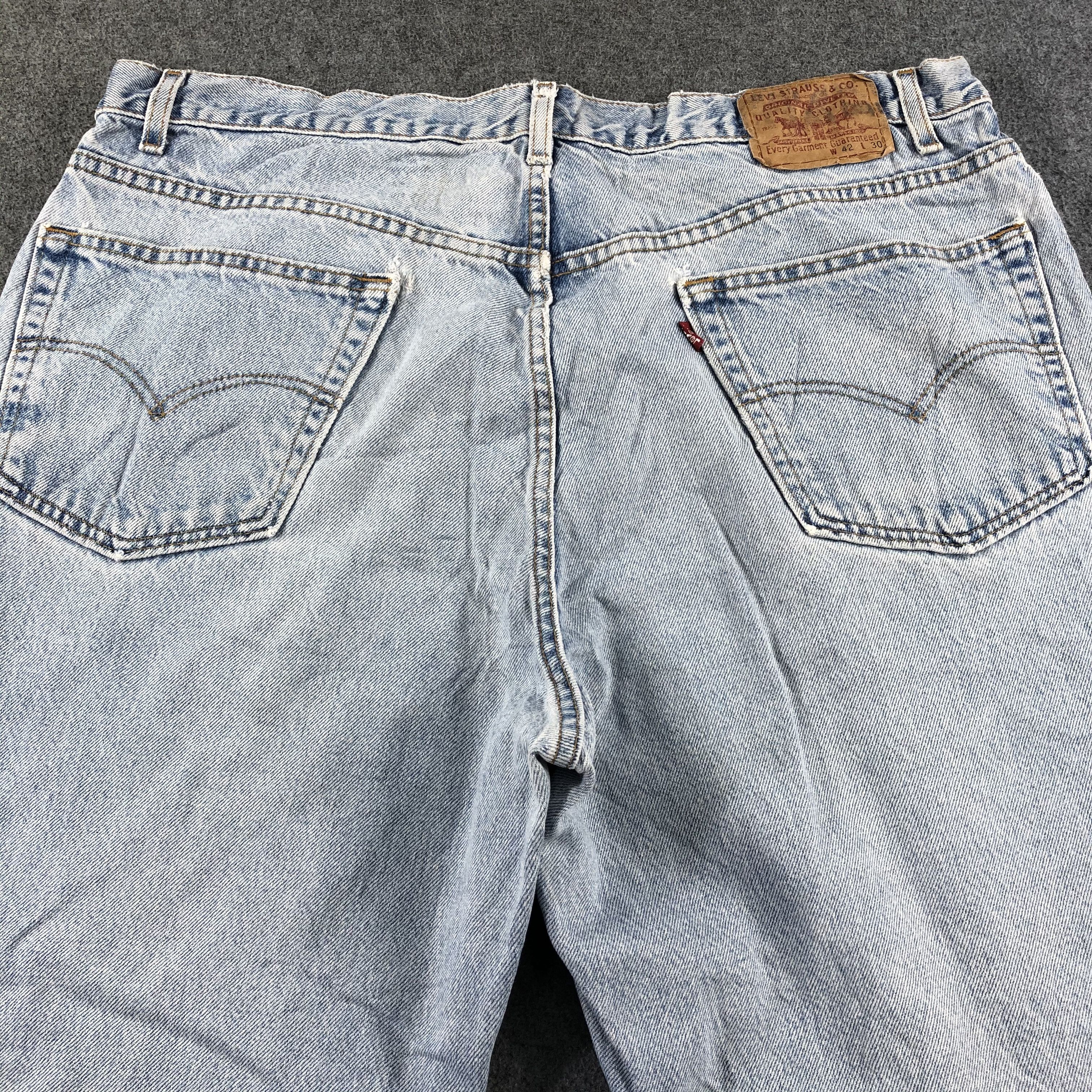 Levi's 90s Vintage Light Wash Levis Jeans-J2503 Size US 41 - 4 Thumbnail
