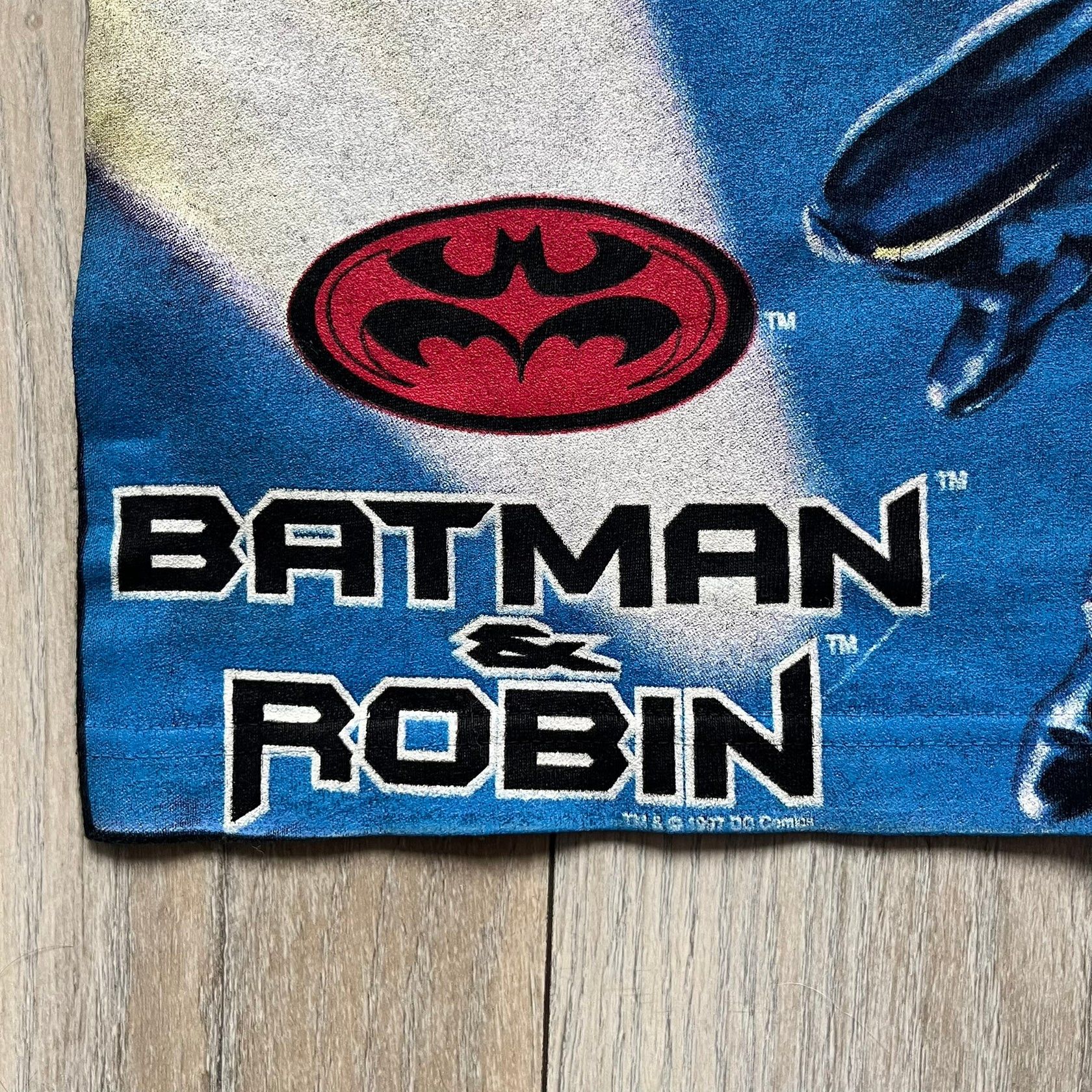 DC Comics Batman & Robin 1997 AOP Promo Longsleeve Tee Size US XS / EU 42 / 0 - 4 Thumbnail