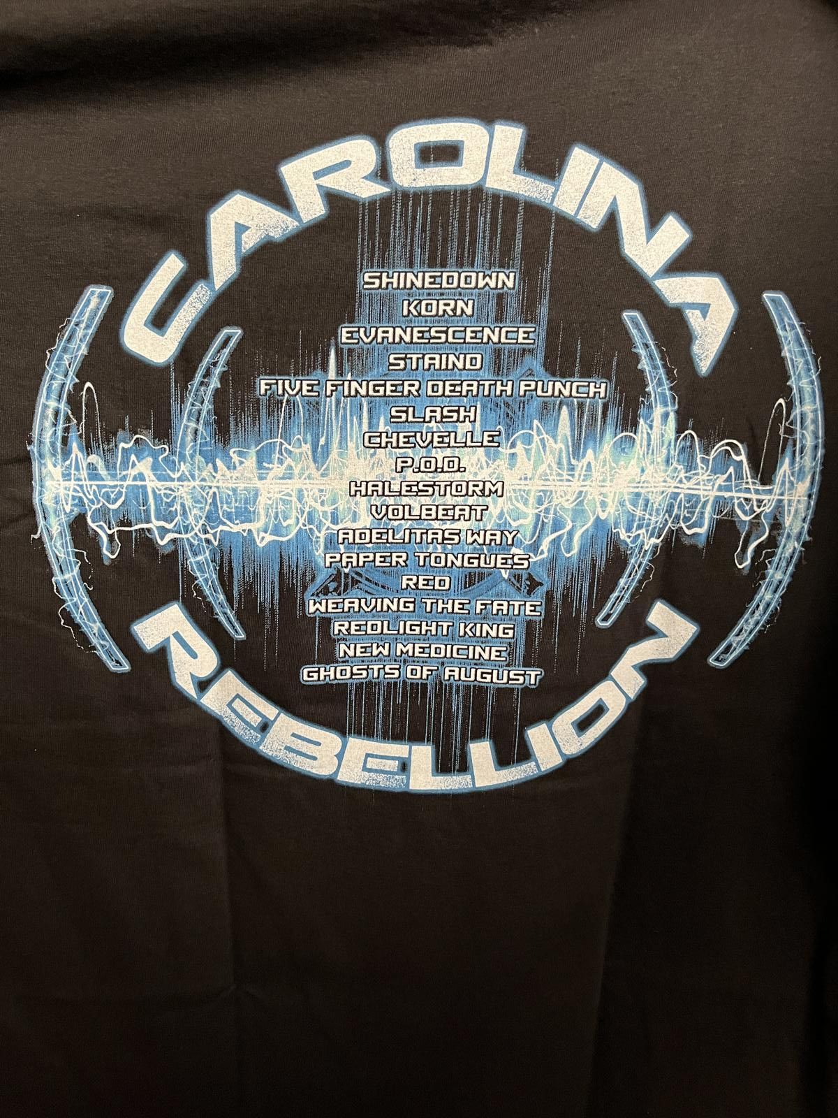 Hanes T-shirt Carolina Rebellion Music Festival 2012 Tee XXL Size US XXL / EU 58 / 5 - 5 Thumbnail