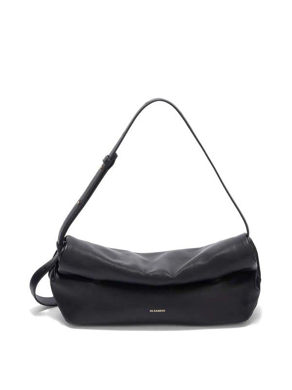 Jil Sander o1loc1c0426 Size:OS/Roll Up Leather Up in Black Size ONE SIZE - 1 Thumbnail