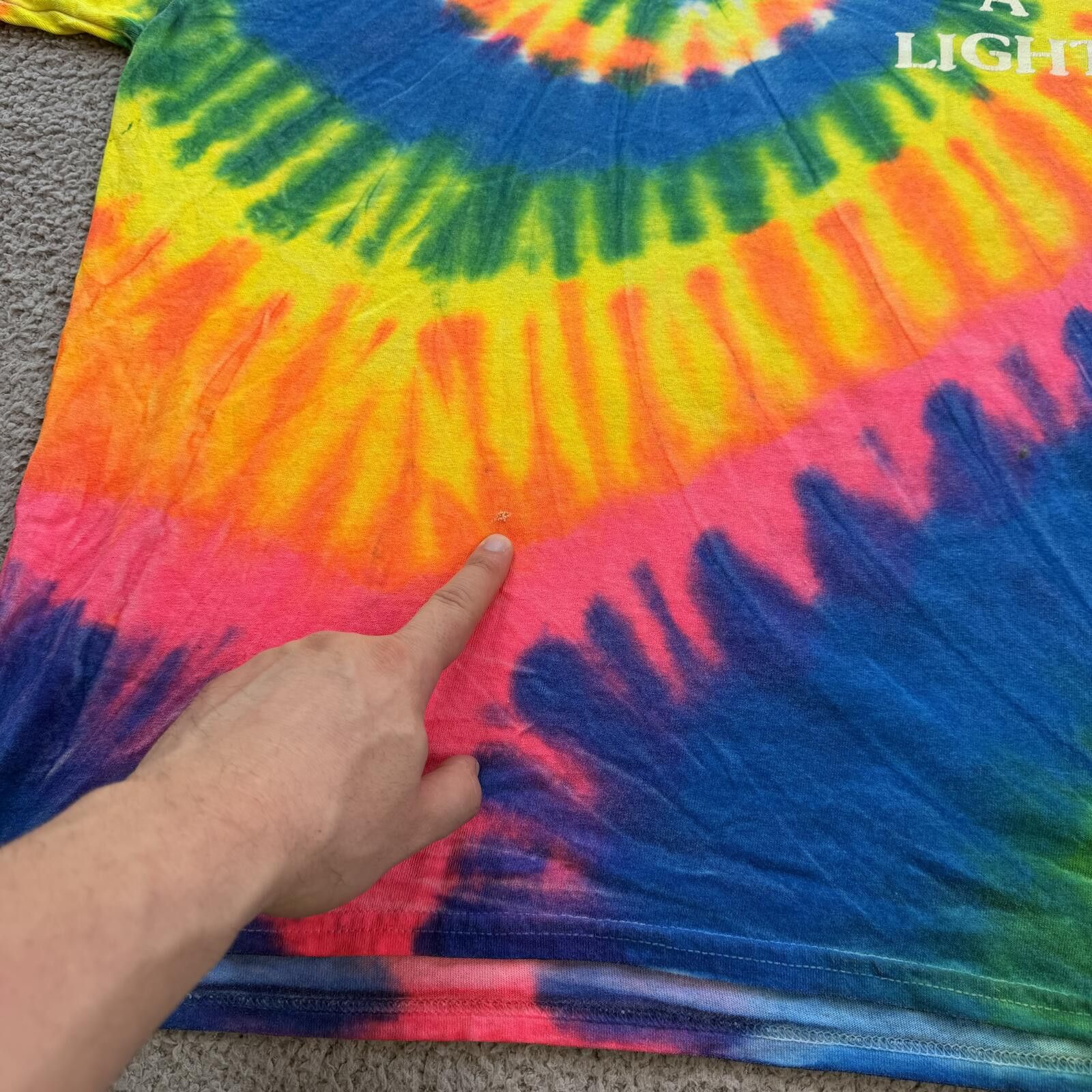 Other Travis Scott Astroworld Wish You Were Here Tie Dye T Shirt Size US XL / EU 56 / 4 - 5 Thumbnail