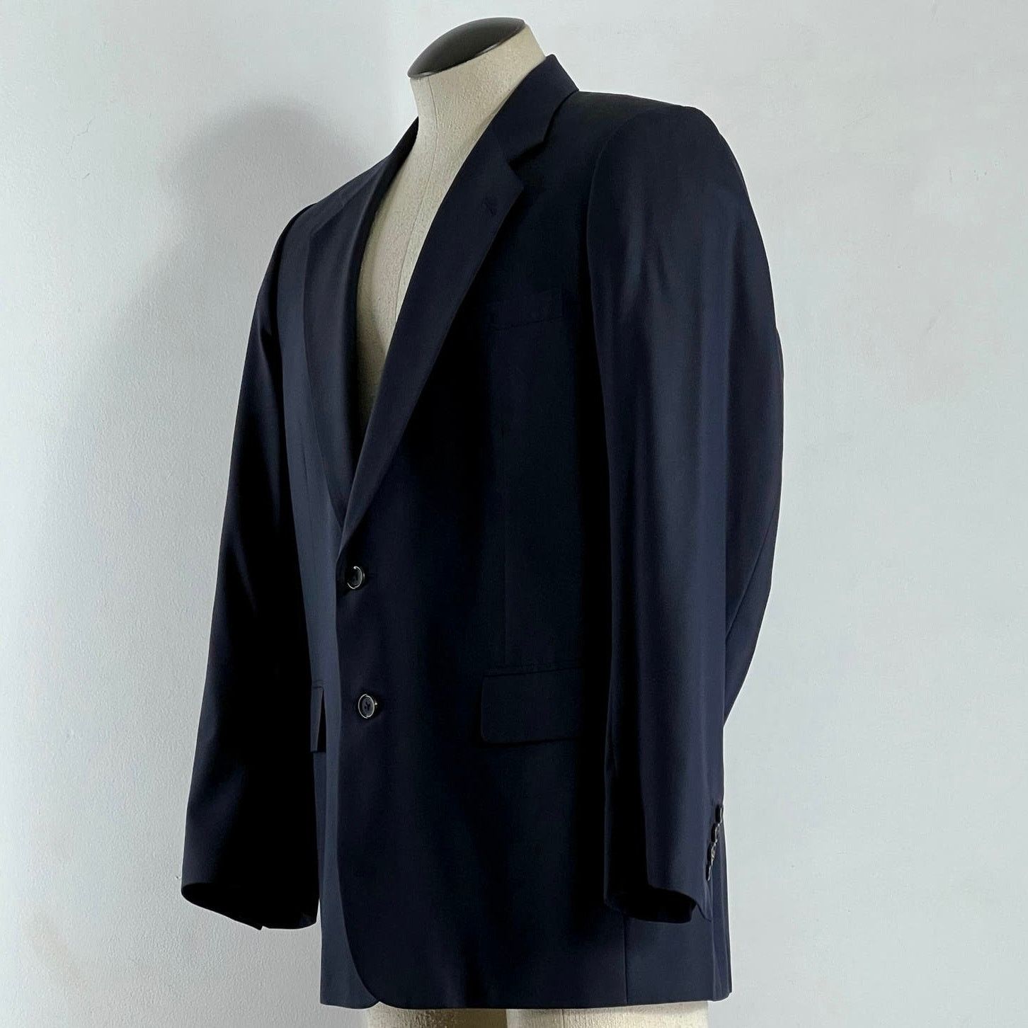 Holland & Sherry Holland Sherry Men Wool Cashmere Blue Blazer Jacket Size 41 Size US M / EU 48-50 / 2 - 10 Thumbnail