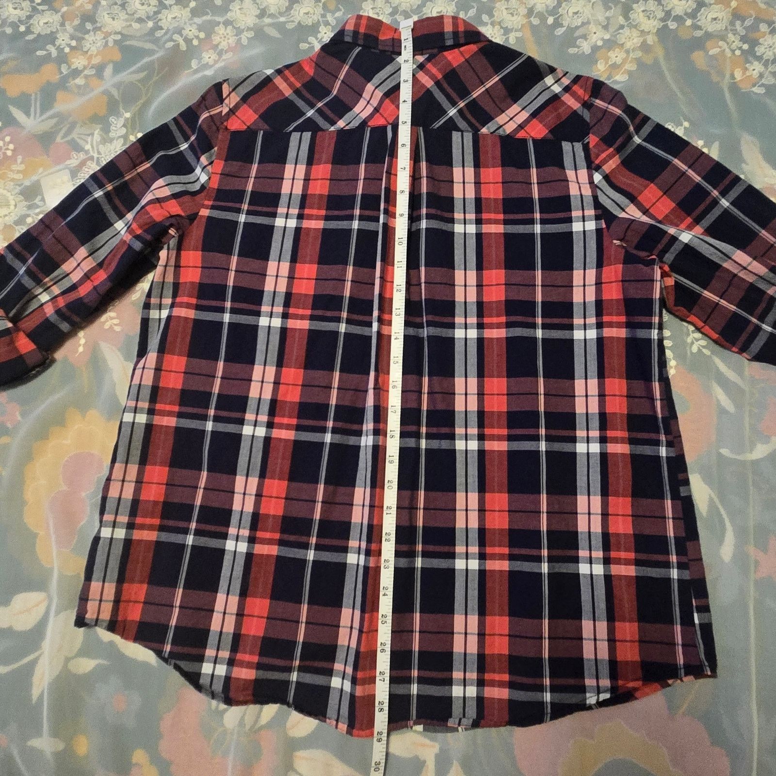 Tommy Hilfiger Tommy Hilfiger Women’s XL Plaid Button Down Shirt Cotton Size XL / US 12-14 / IT 48-50 - 10 Thumbnail