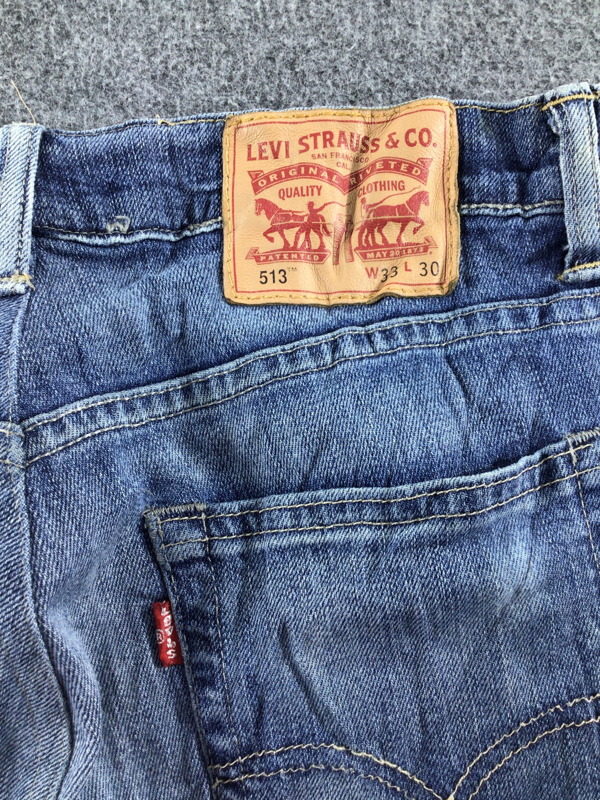 Levi's Vintage Levis 513 Jeans Faded Blue -J489 Size US 31 - 5 Thumbnail