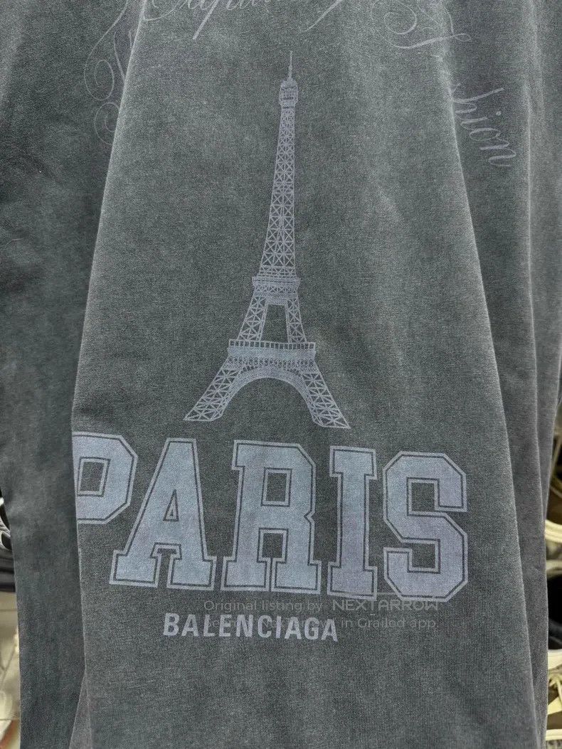 Balenciaga Balenciaga Letter Logo Printed Round Neck Short Sleeve T-S Size US S / EU 44-46 / 1 - 3 Thumbnail