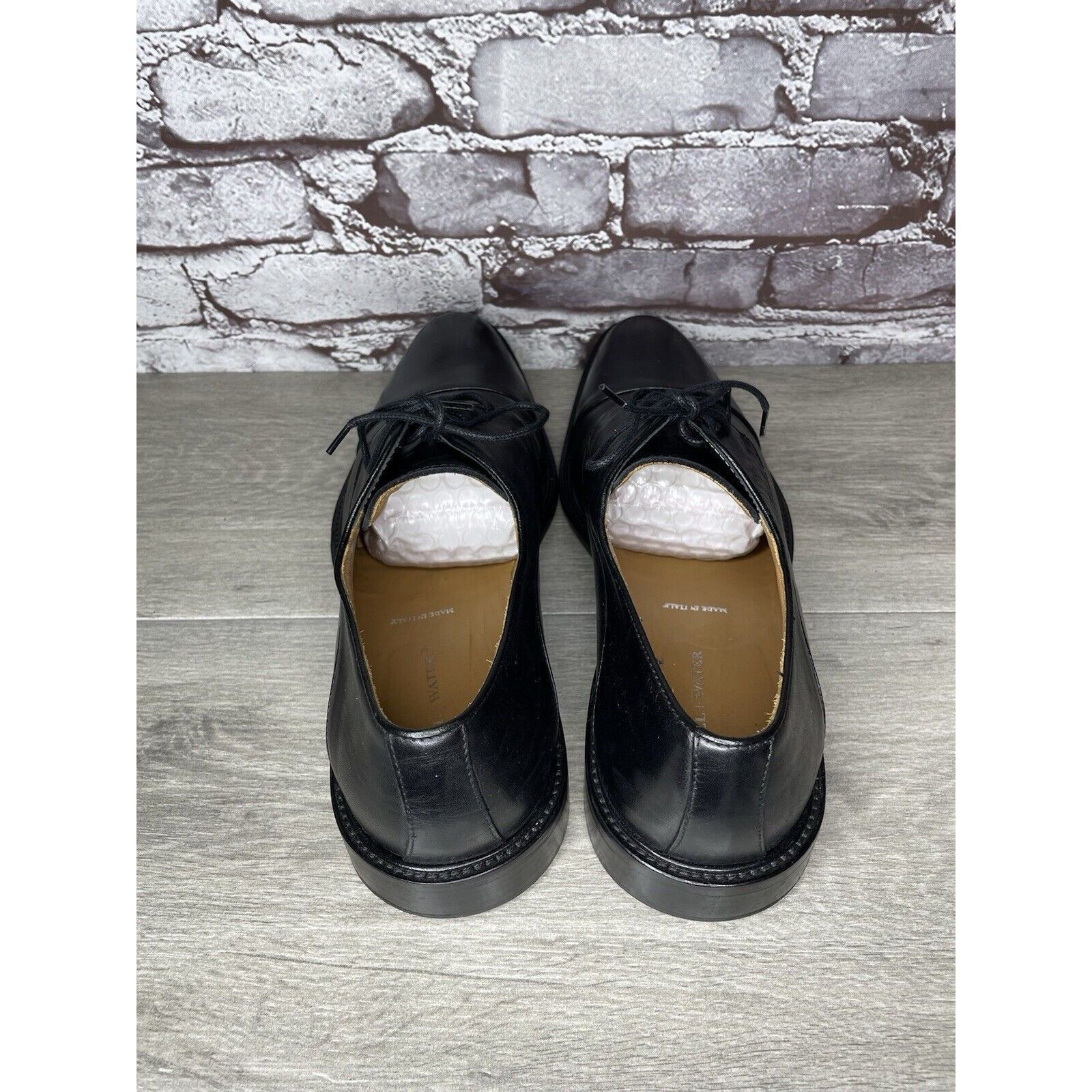 Other Wall+Water Black Leather Cap Toe Brogue Oxfords Shoes Men’s Size US 13 / EU 46 - 15 Thumbnail