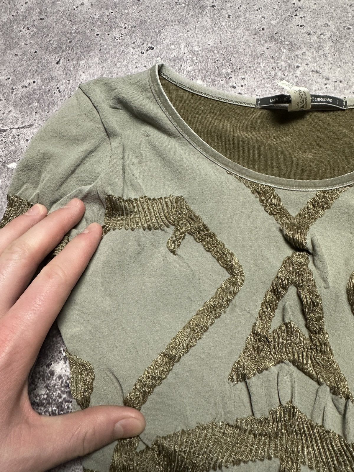 Marithe + Francois Girbaud Marithe Francois Girbaud Termo Mesh Long Sleeve Size S / US 4 / IT 40 - 5 Thumbnail