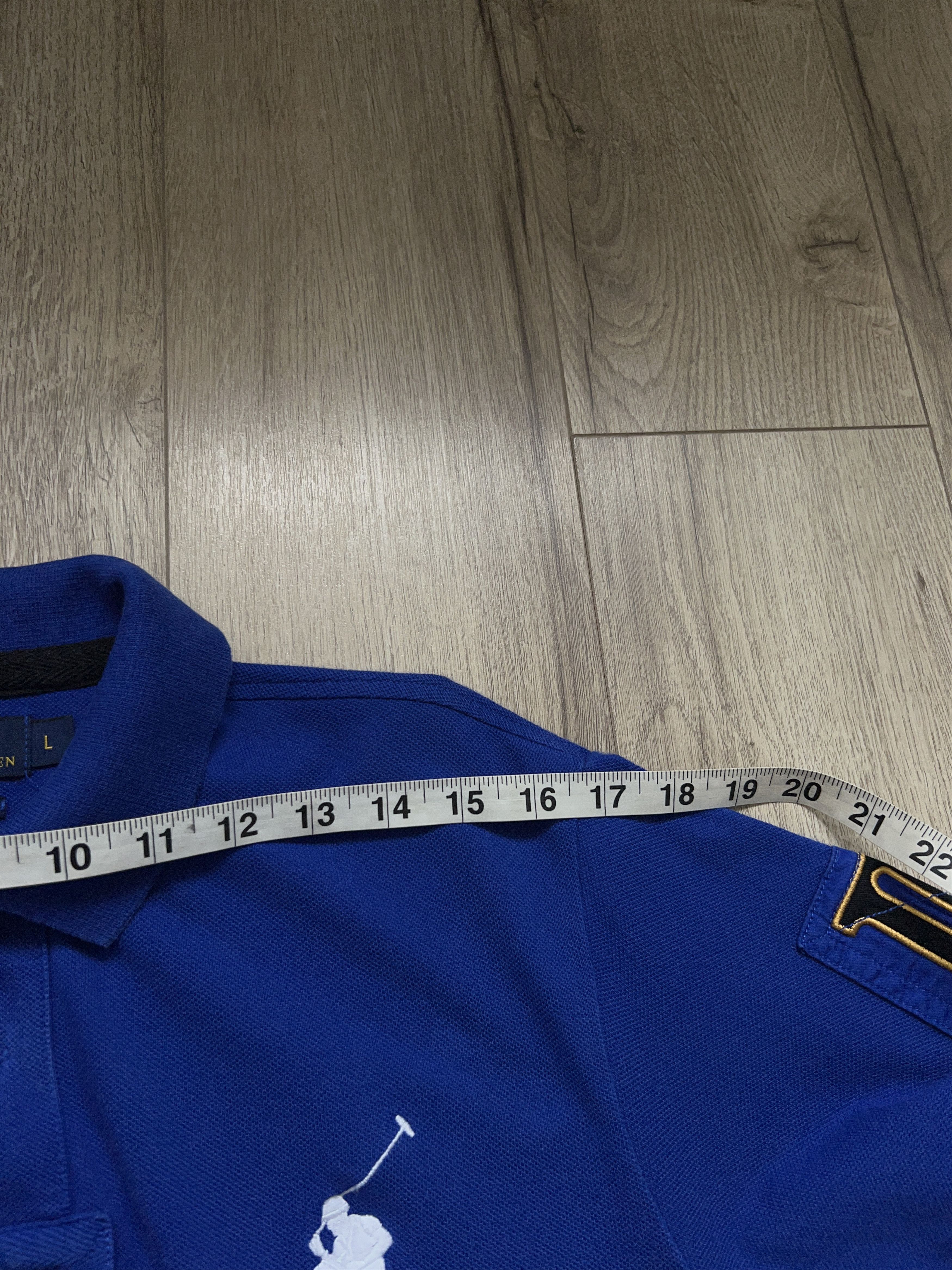 Polo Ralph Lauren × Vintage mens Classic T Shirt Tee Rugby Snow Challenge Blue Size US L / EU 52-54 / 3 - 5 Thumbnail
