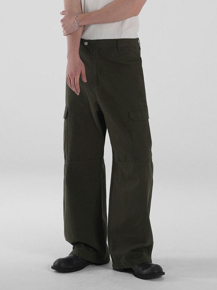 Japanese Brand × Jean Retro loose casual straight leg wide leg jeans Size US 32 / EU 48 - 3 Thumbnail