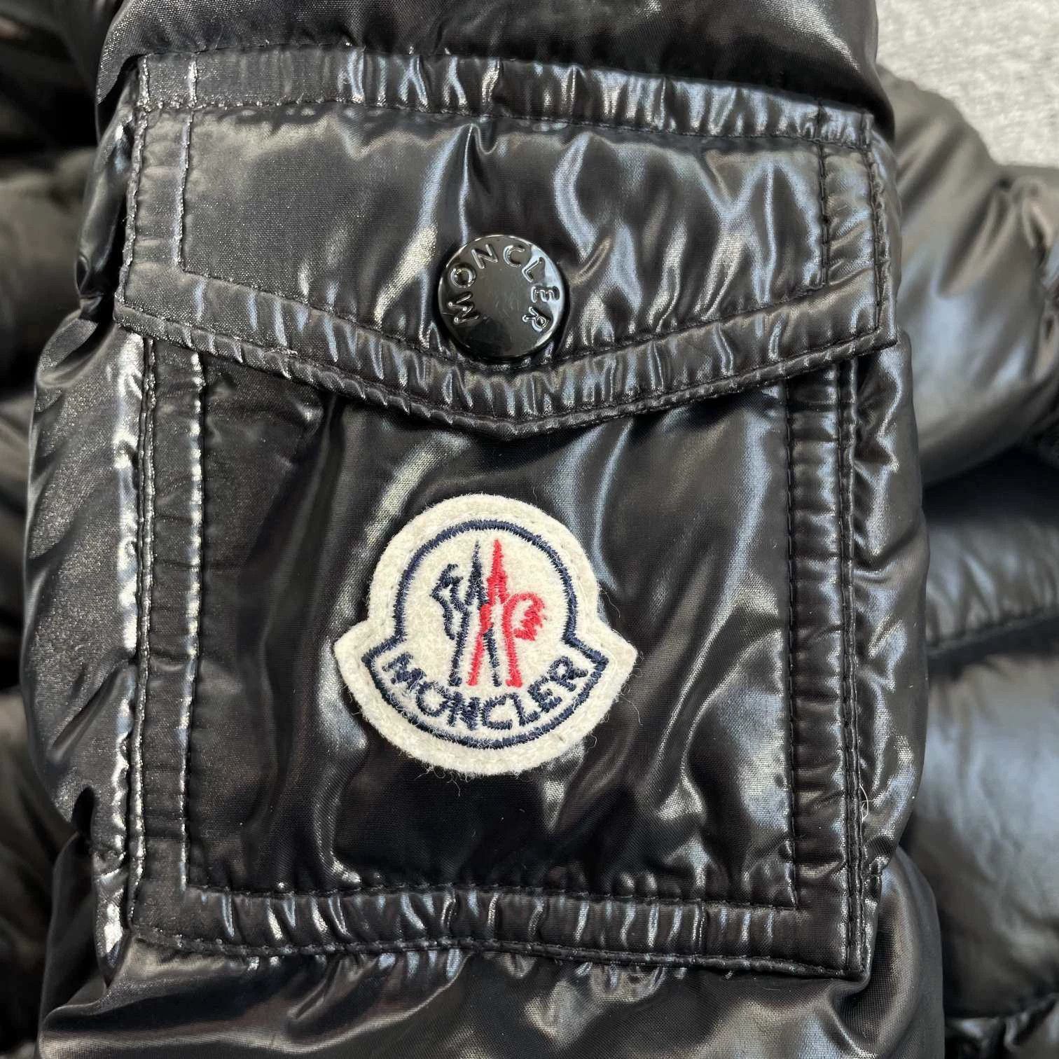 Moncler Moncler moka long hooded black down coat 0 Size XS / US 0-2 / IT 36-38 - 3 Thumbnail