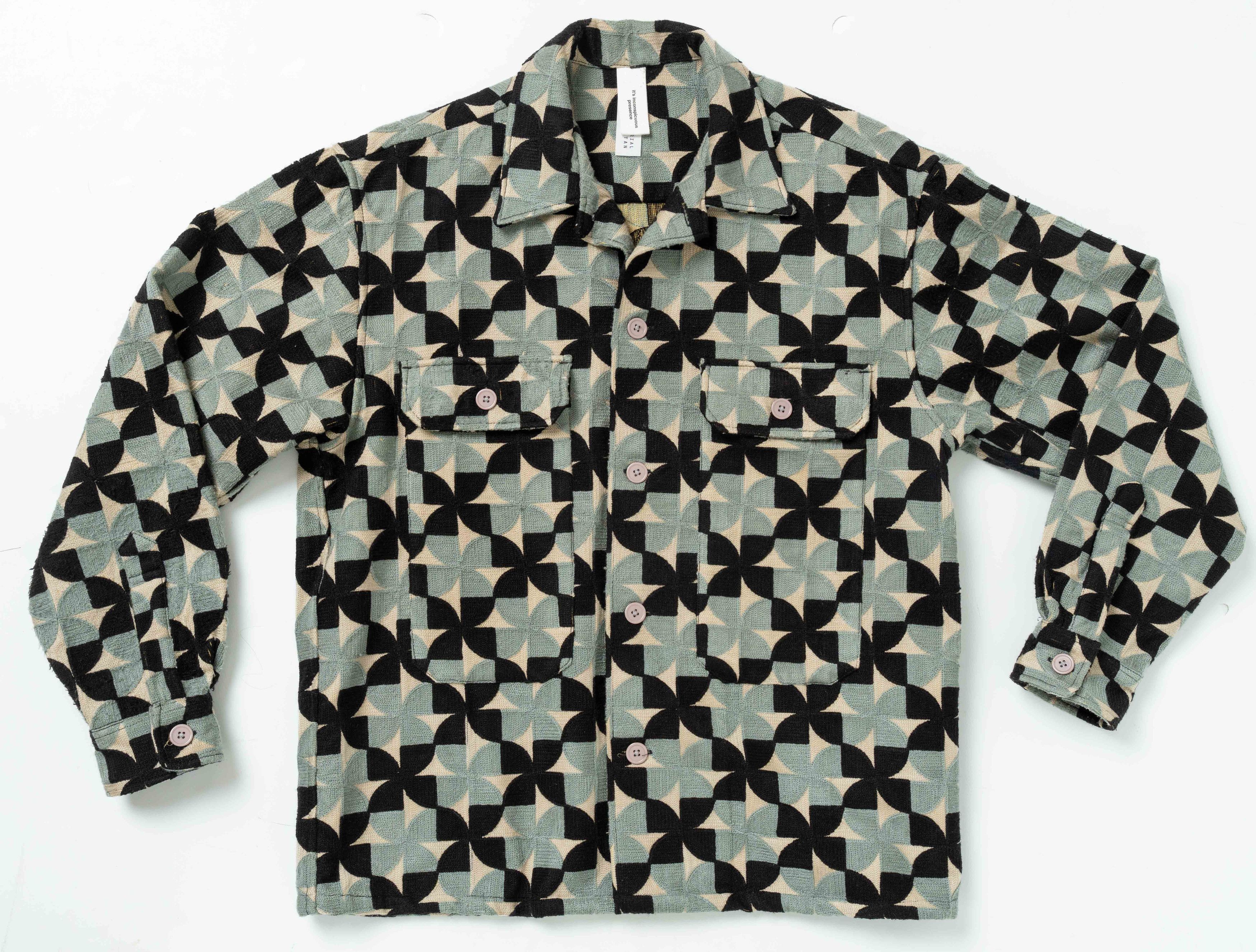 Niche Niche Military Shirt Jacket Pattern Woven Cotton Medium Size US M / EU 48-50 / 2 - 1 Thumbnail