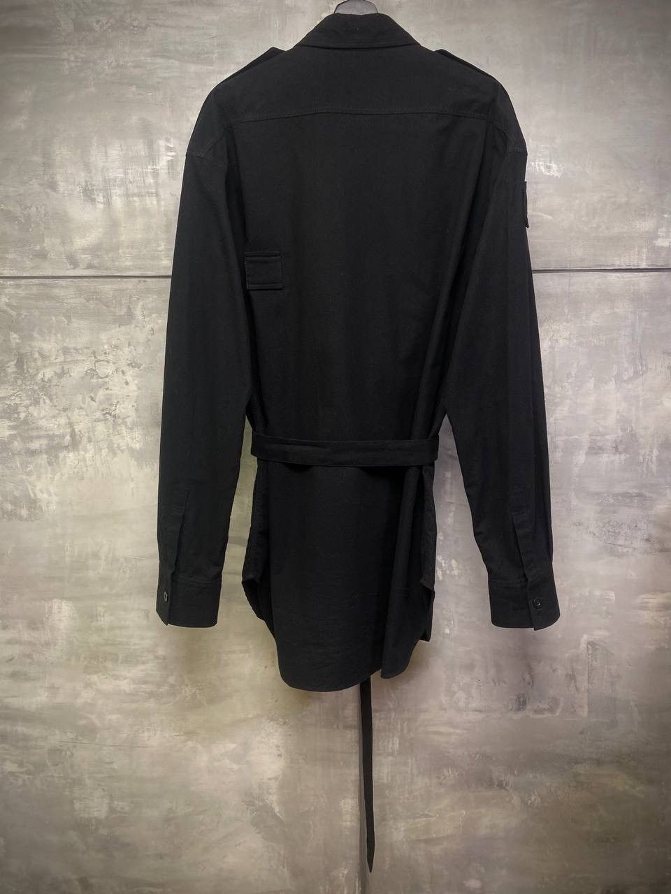 Ann Demeulemeester Long belted thick army shirt M-L Size US L / EU 52-54 / 3 - 4 Thumbnail
