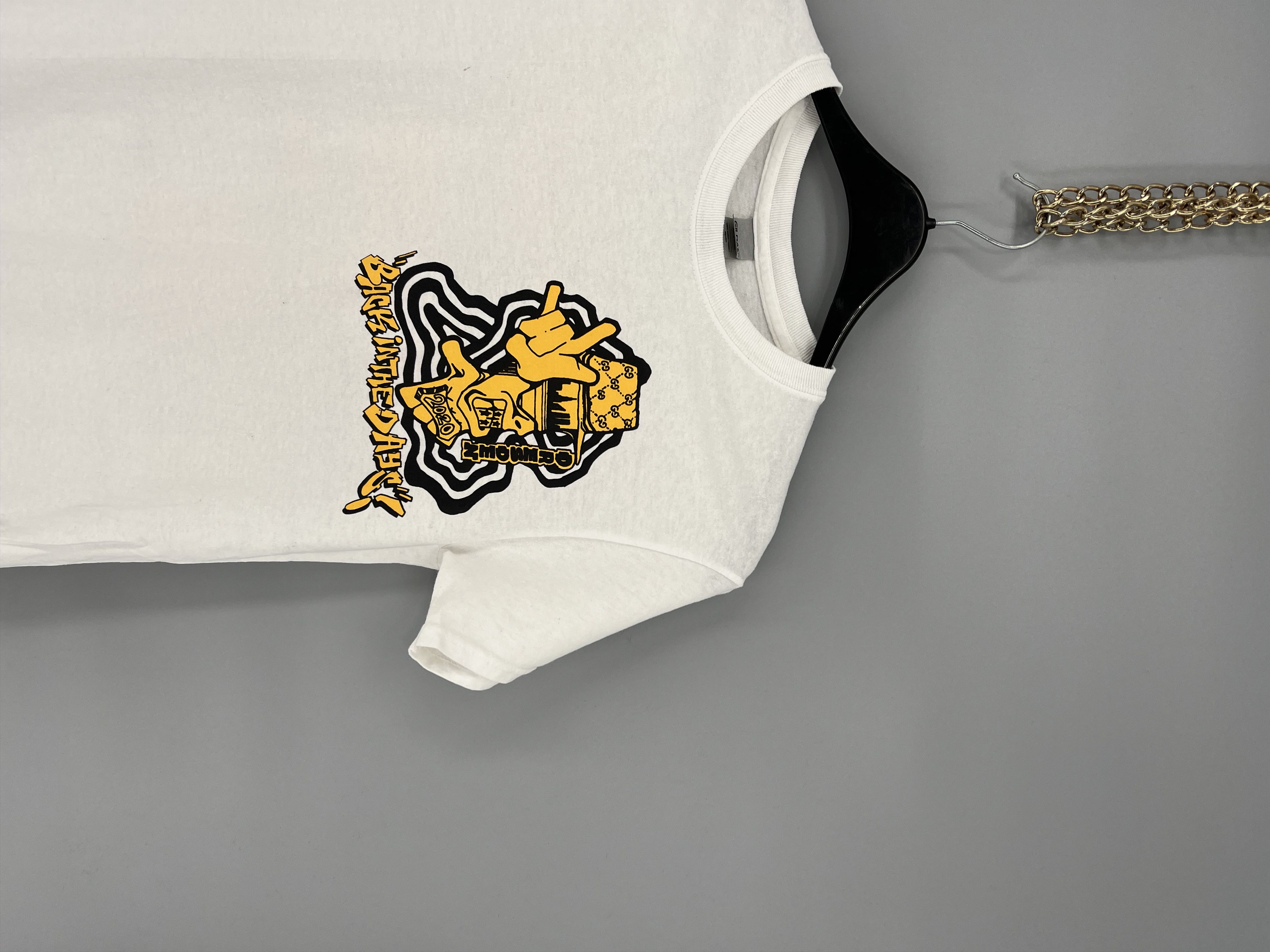 Japanese Brand Vintage Y2K ADULT “ BACK IN THE DAYS “ Humor Tee Size US S / EU 44-46 / 1 - 4 Thumbnail