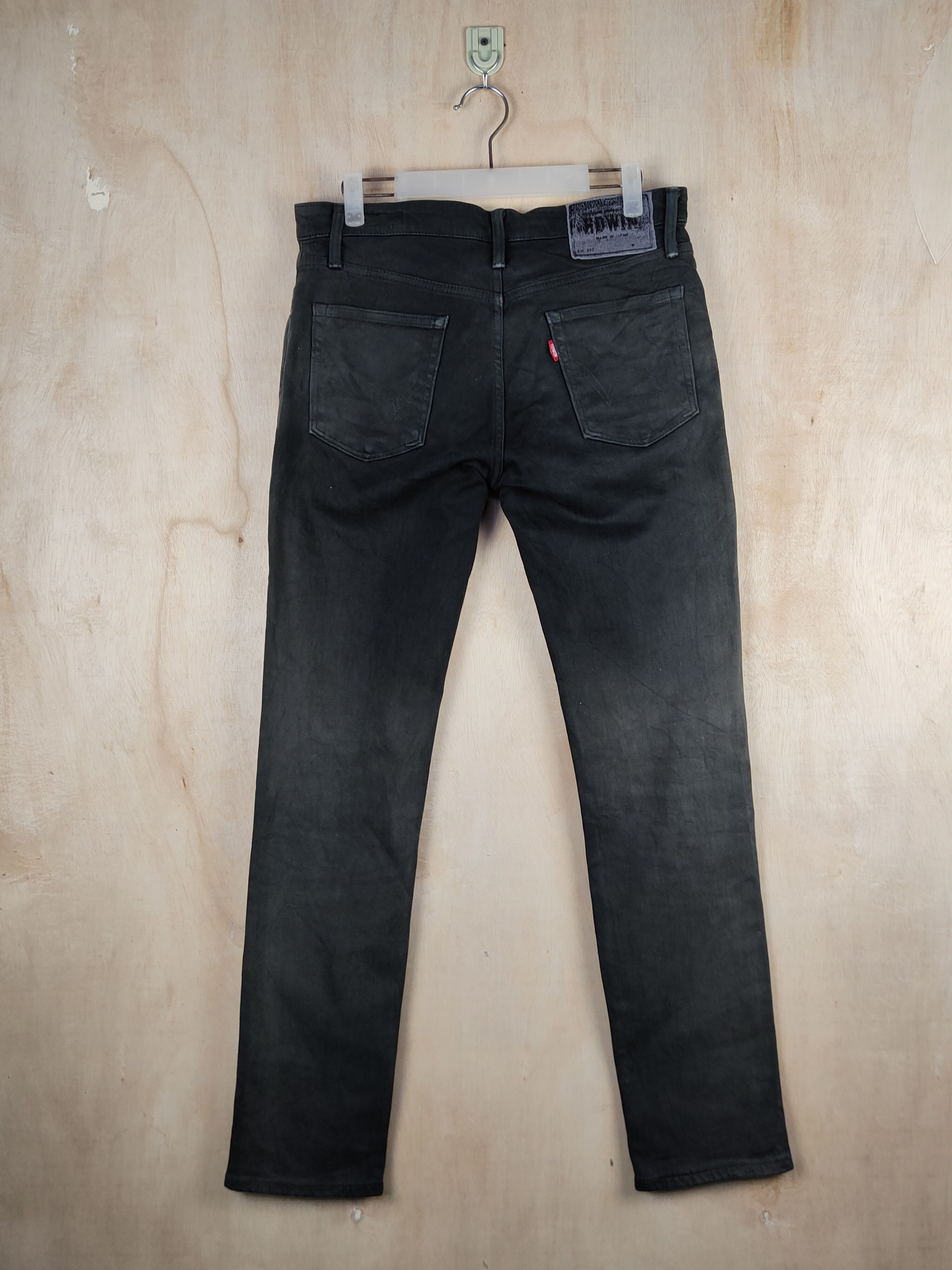 Edwin Edwin Black Faded Distressed Ripped Jeans #S2417 Size US 32 / EU 48 - 7 Thumbnail