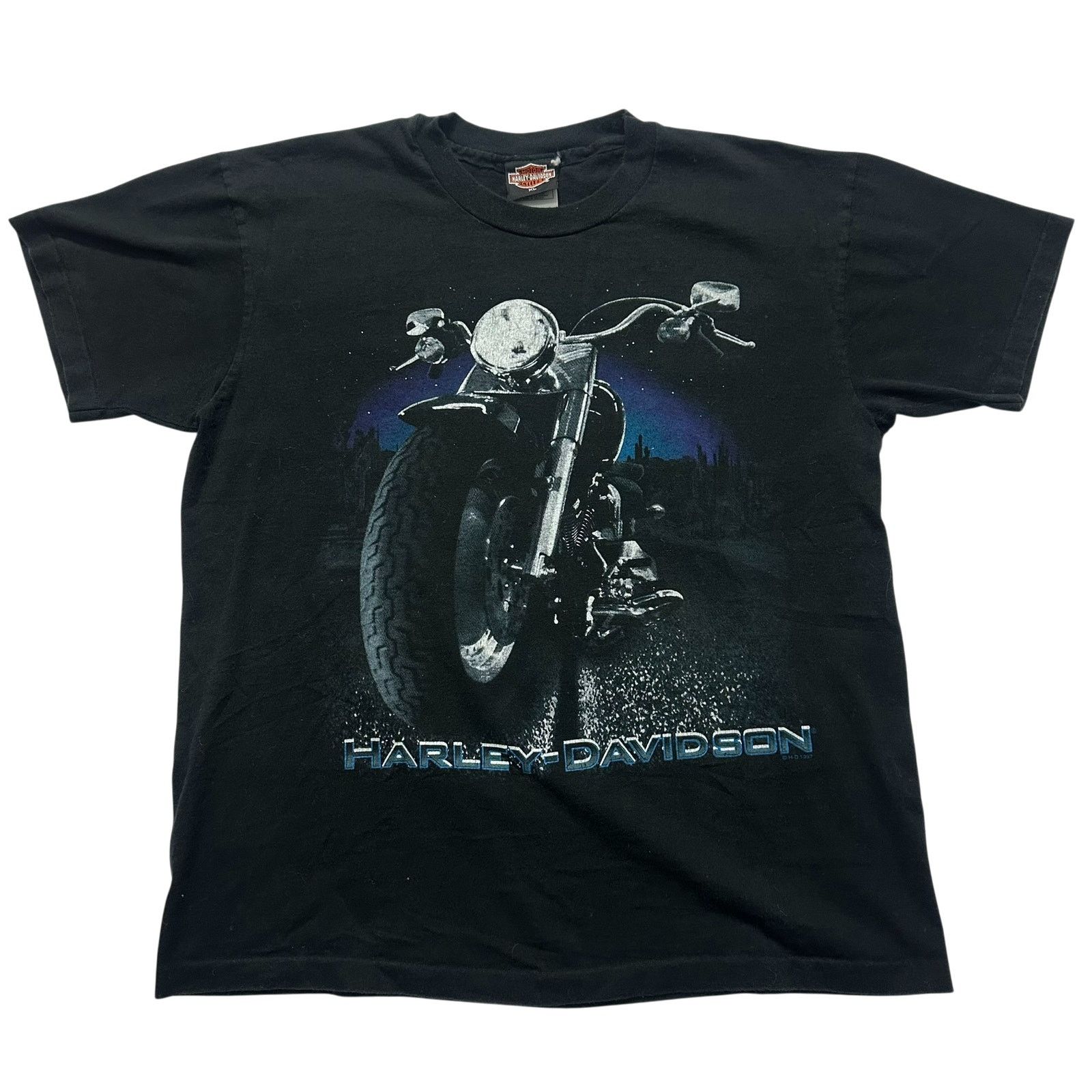 Harley Davidson Measurements: Pit to pit - 21 inch Top to bottom - 28 inch Size US XL / EU 56 / 4 - 1 Thumbnail