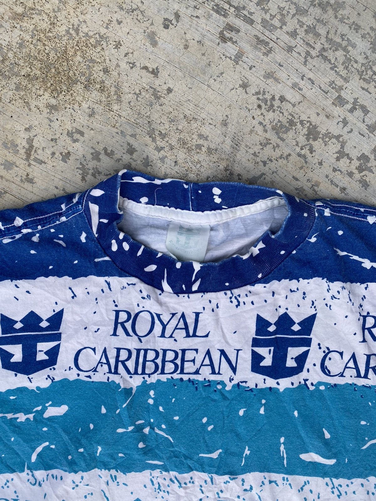 Caribbean × Vintage Vintage 90”s Royal Caribbean fullprinted tees Size US L / EU 52-54 / 3 - 3 Thumbnail