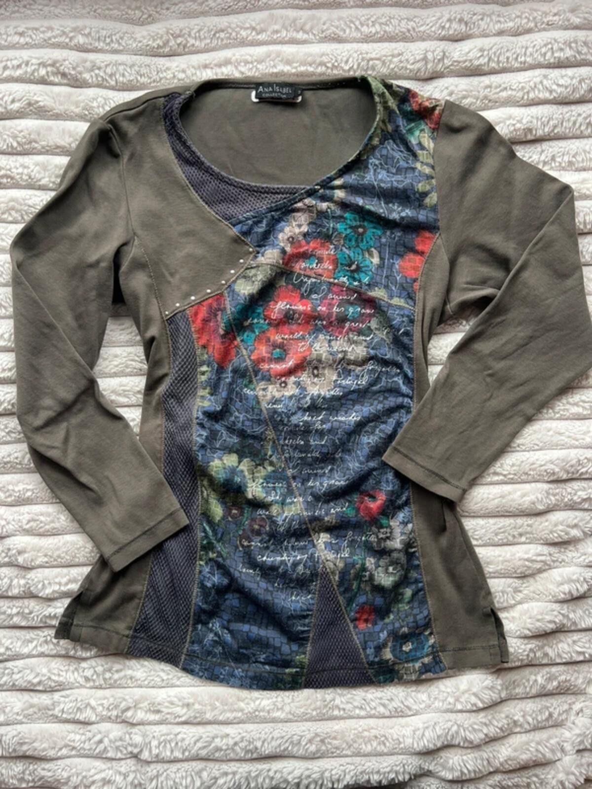 Other Vintage Ana Isabel Patchwork Mesh Top Size M / US 6-8 / IT 42-44 - 1 Thumbnail
