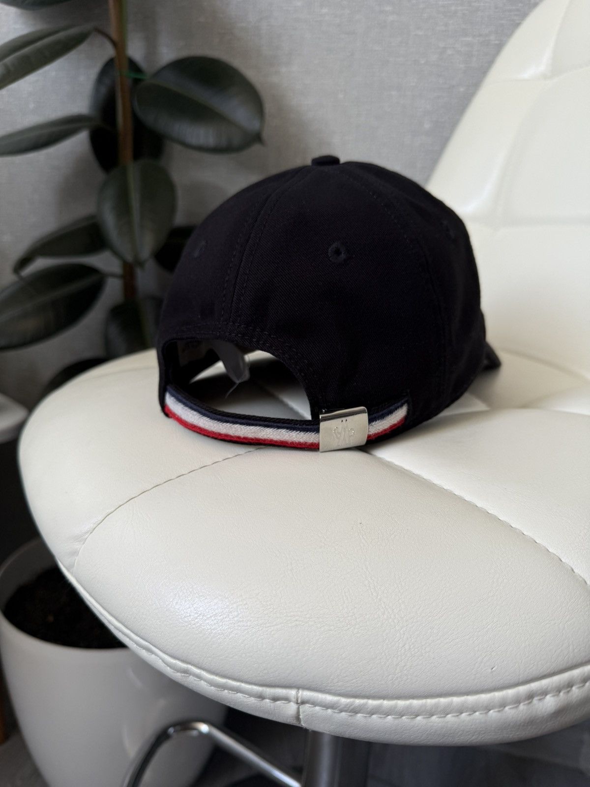 Moncler Moncler Berretto Baseball Cap Hat Tricolor Stripe Adjustable Size ONE SIZE - 7 Thumbnail
