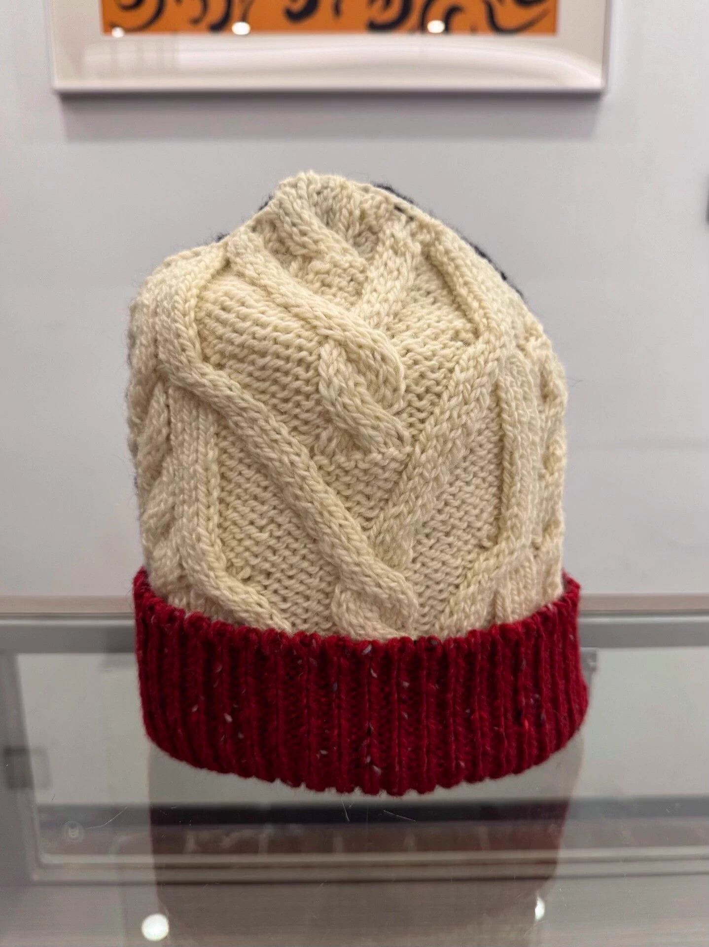 Thom Browne TB Black White Red Colorblock Striped Logo Beanie Size ONE SIZE - 2 Thumbnail
