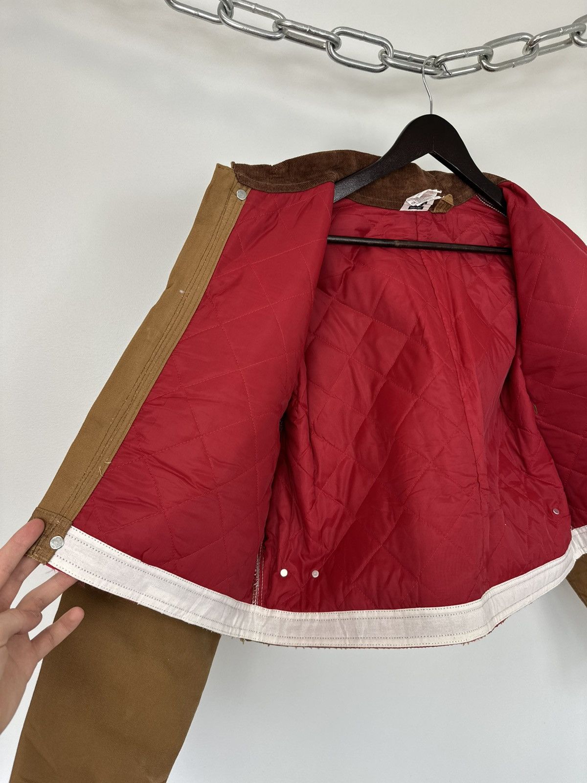 Carhartt Vintage 90s Carhartt Made In USA Cropped Boxy Detroit Jacket Size US S / EU 44-46 / 1 - 18 Thumbnail