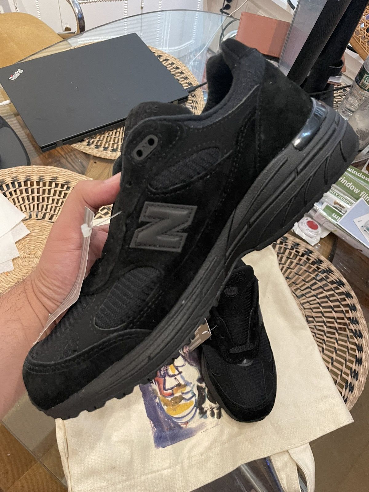 New Balance New Balance 993 Triple Black Size US 8 / IT 38 - 3 Thumbnail