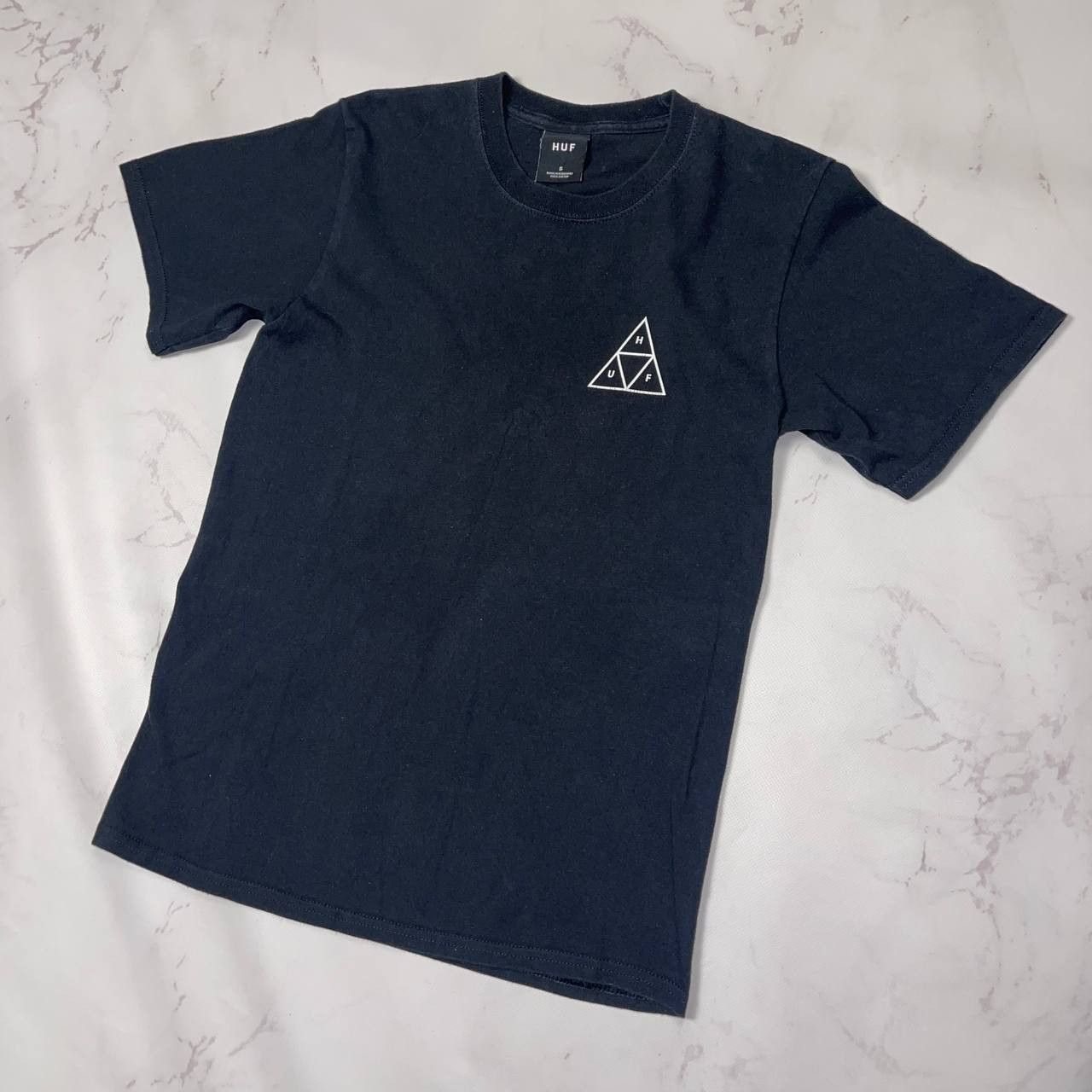 Huf HUF Mens S size ‘MIRAGE’ Triple Triangle T-Shirt BLACK Size US S / EU 44-46 / 1 - 4 Thumbnail